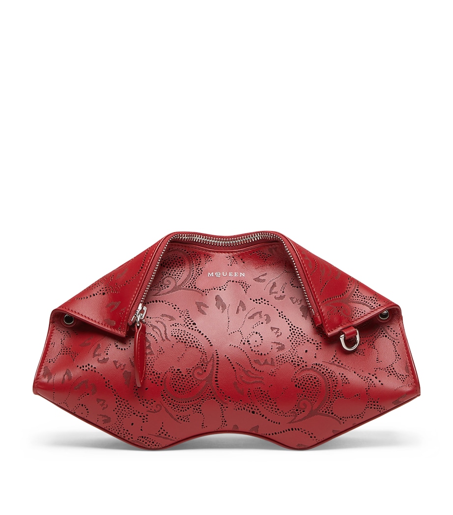 McQueen Leather Manta Clutch Bag Image 1
