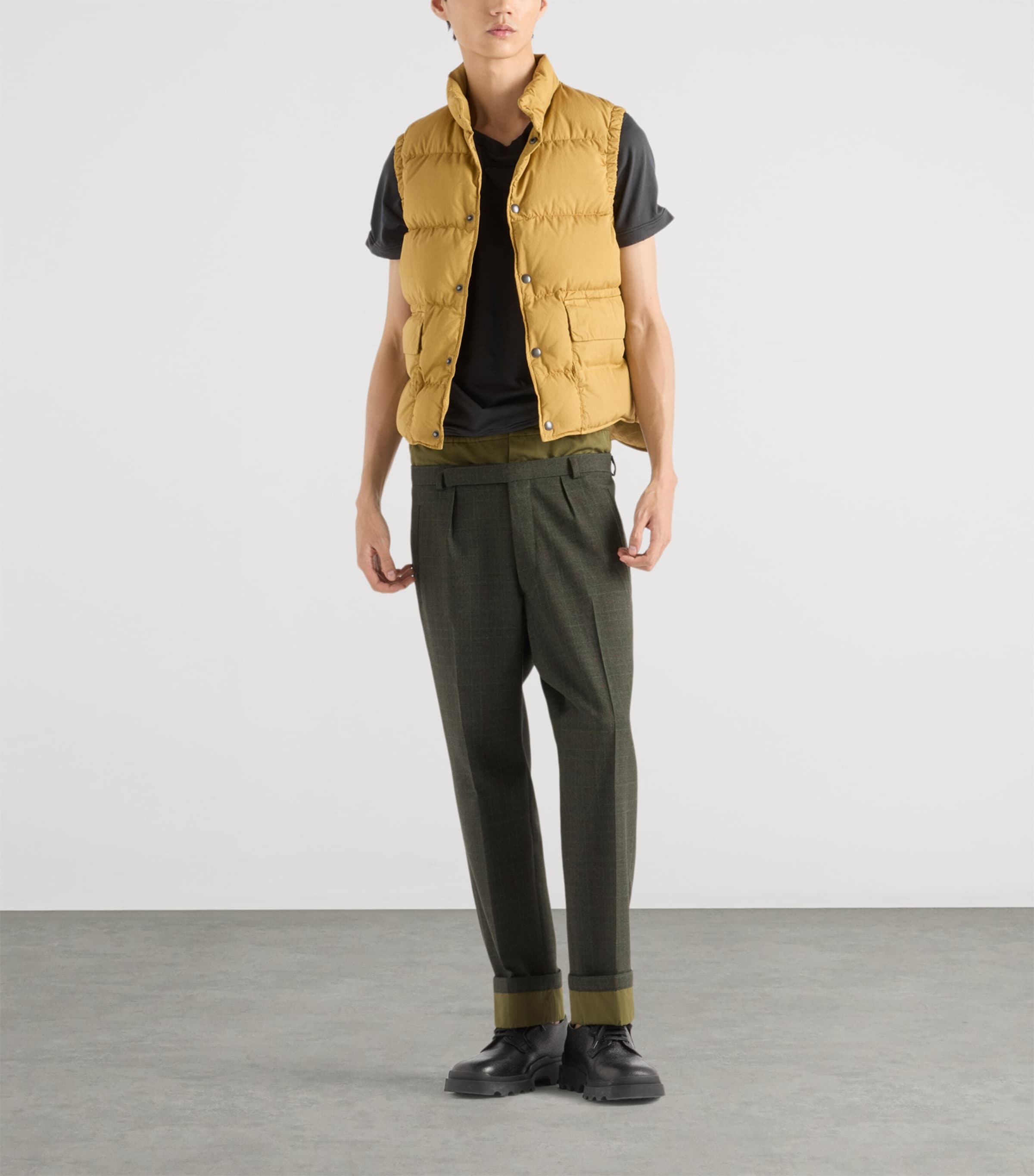 Down Cotton Gilet F0241 Image 2