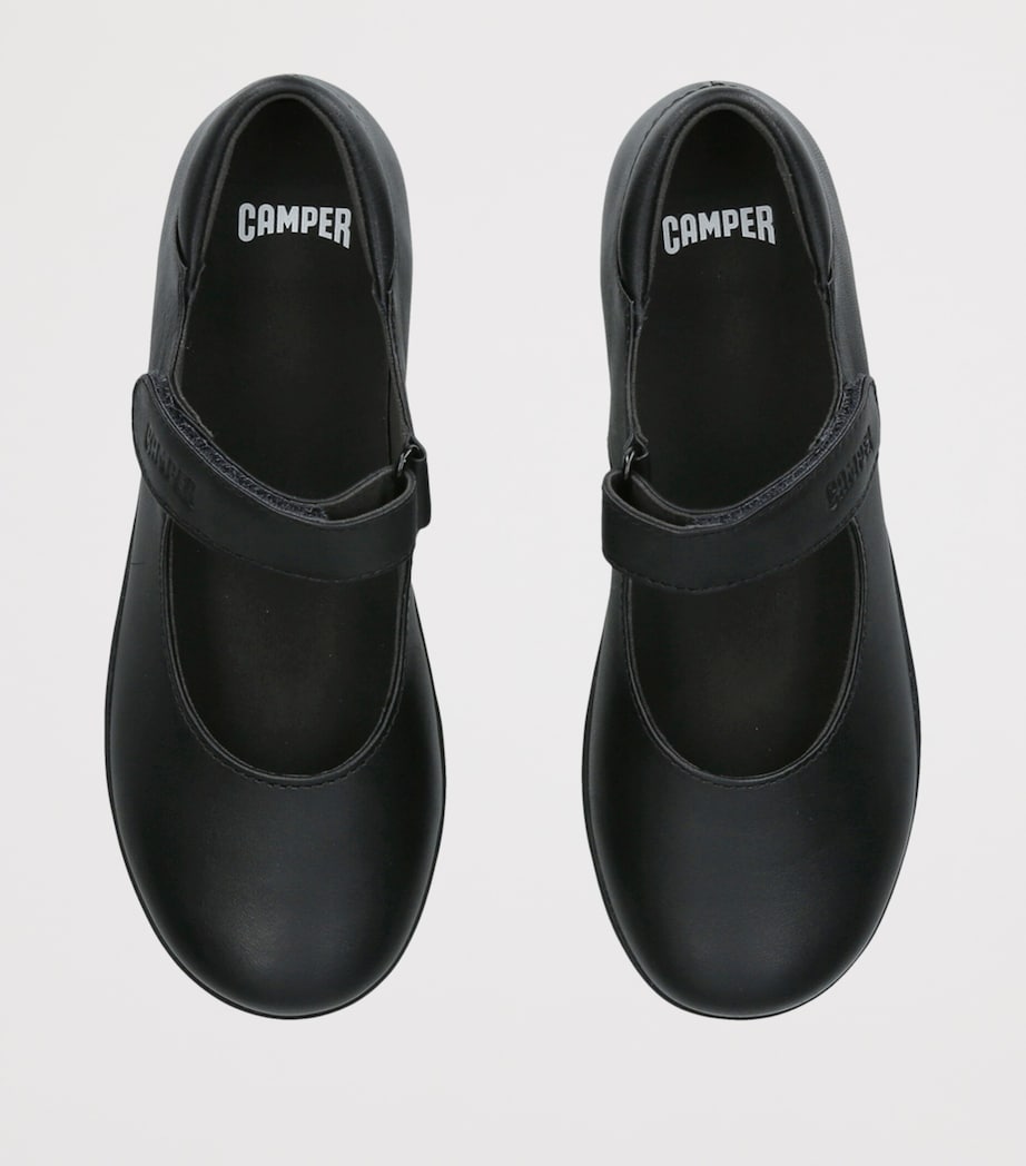 Camper Leather Spiral Comet Mary Janes Black Image 3