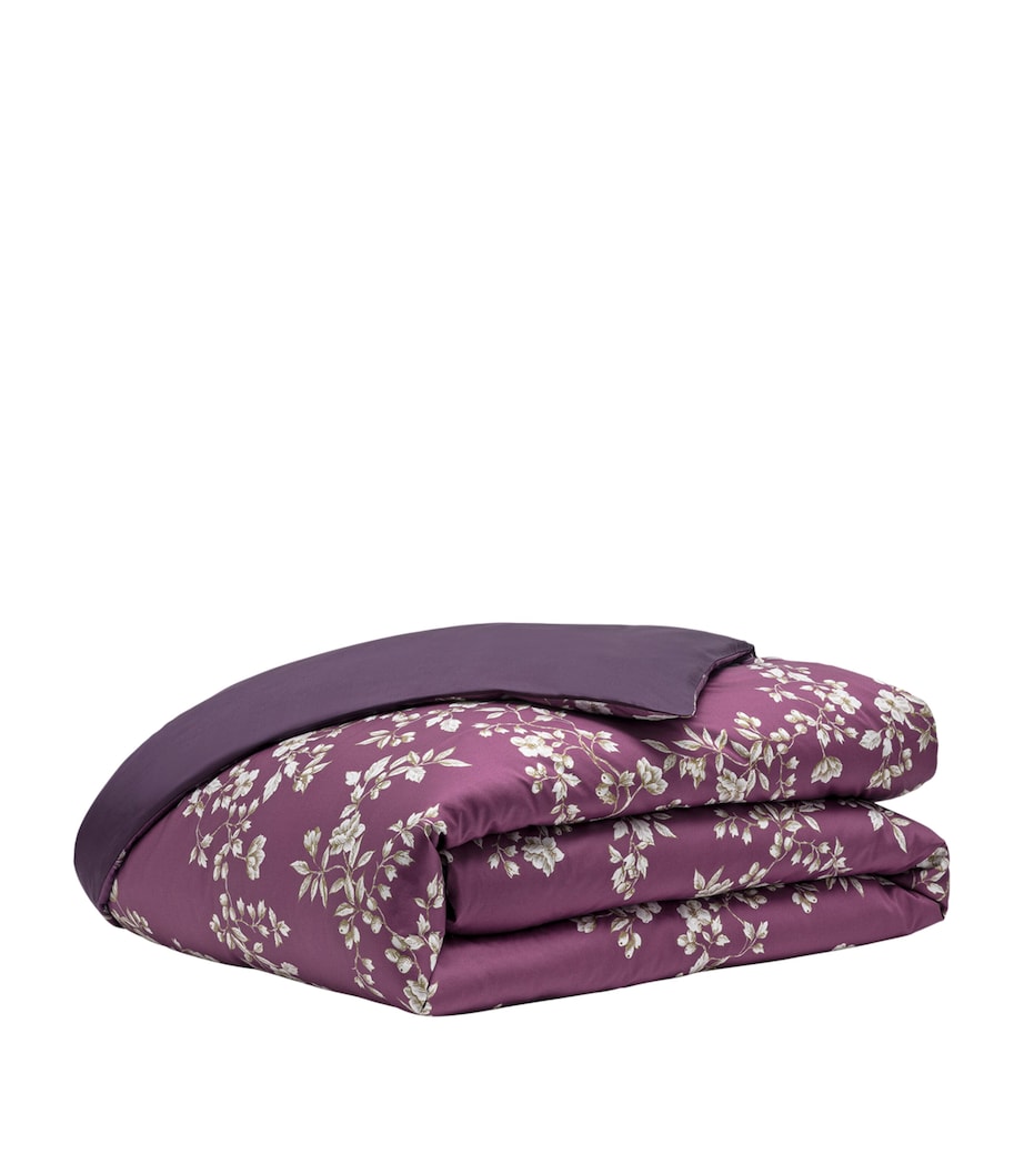 Organic Cotton Vivienne Super King Flat Sheet (270cm x 300cm) PURPLE Image 1