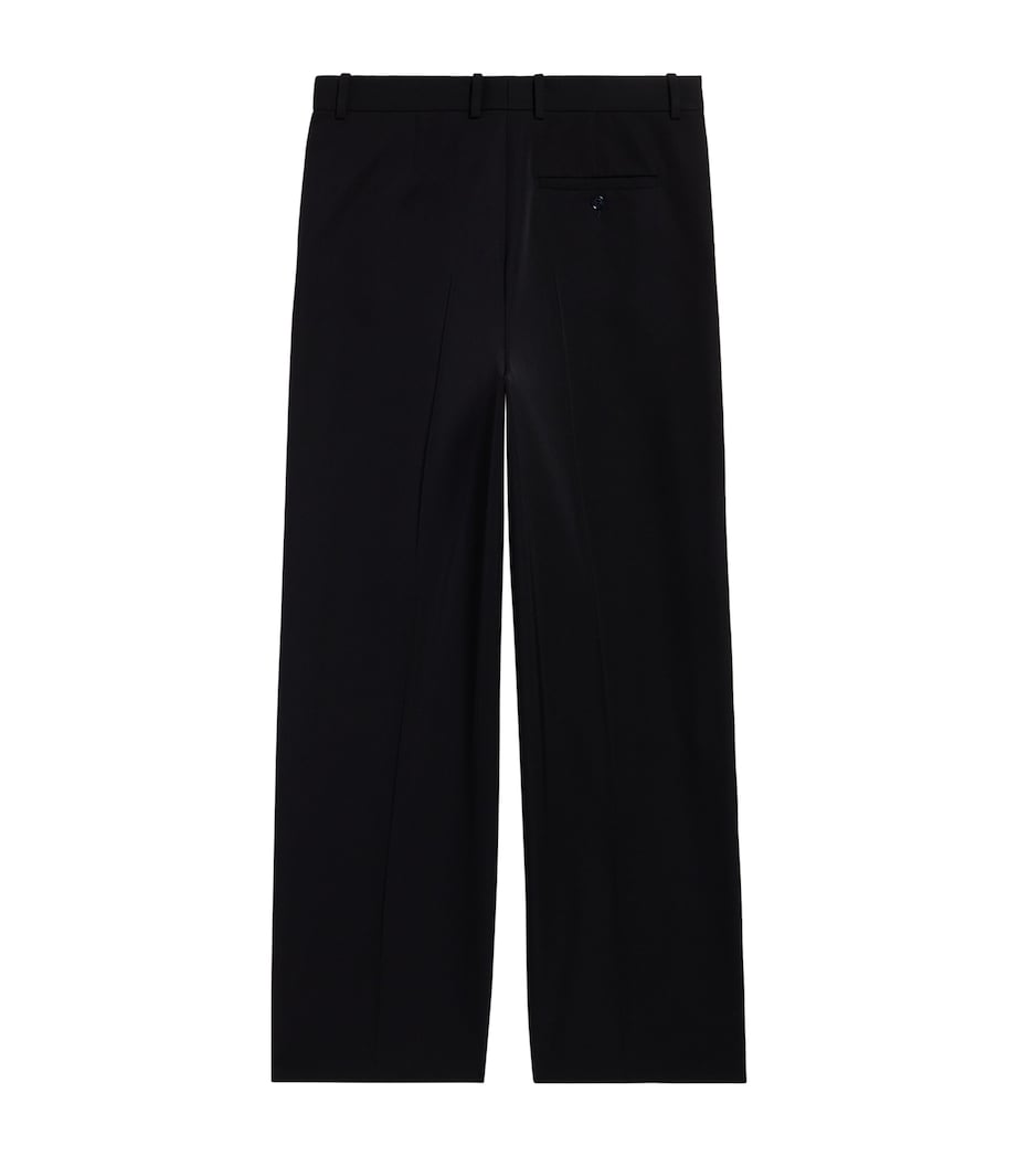 Balenciaga Mens Wool Large-Fit Trousers Image 2