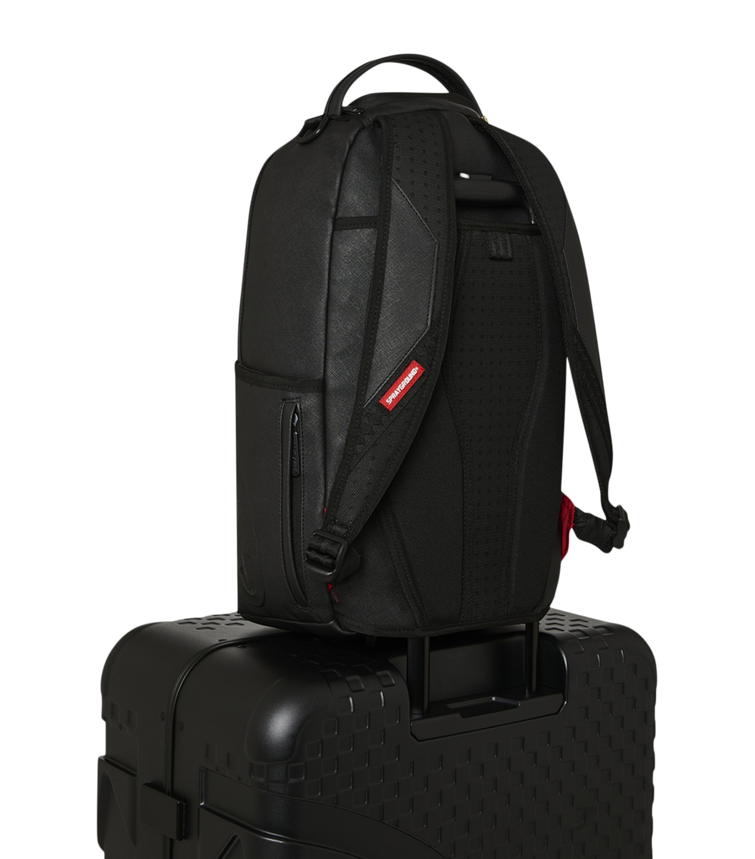 Sprayground The Sharkitecture Check-In Suitcase (75cm) Black Image 6