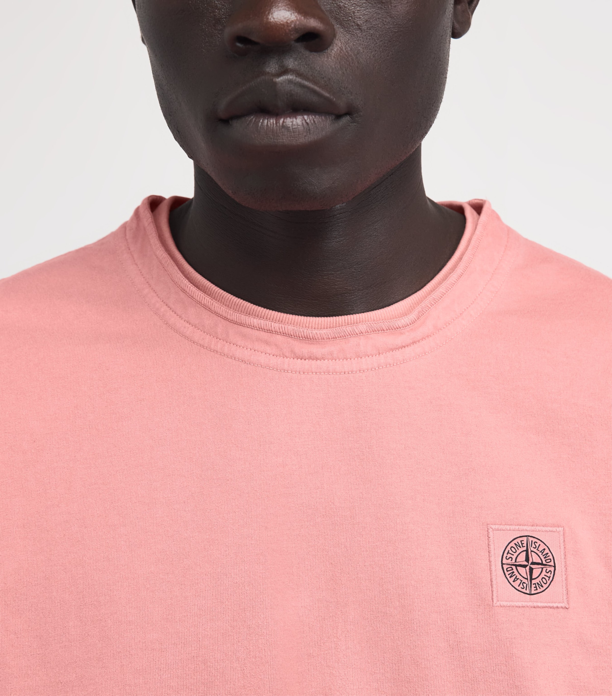 Stone Island Mens Organic Cotton Ghost T-Shirt Image 3