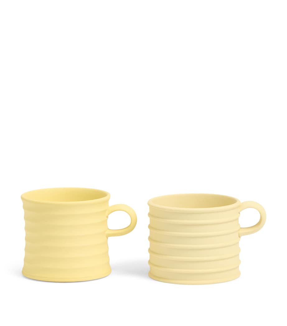 Set of 2 x JW Anderson Mugs (250ml) YELLOW Image 1