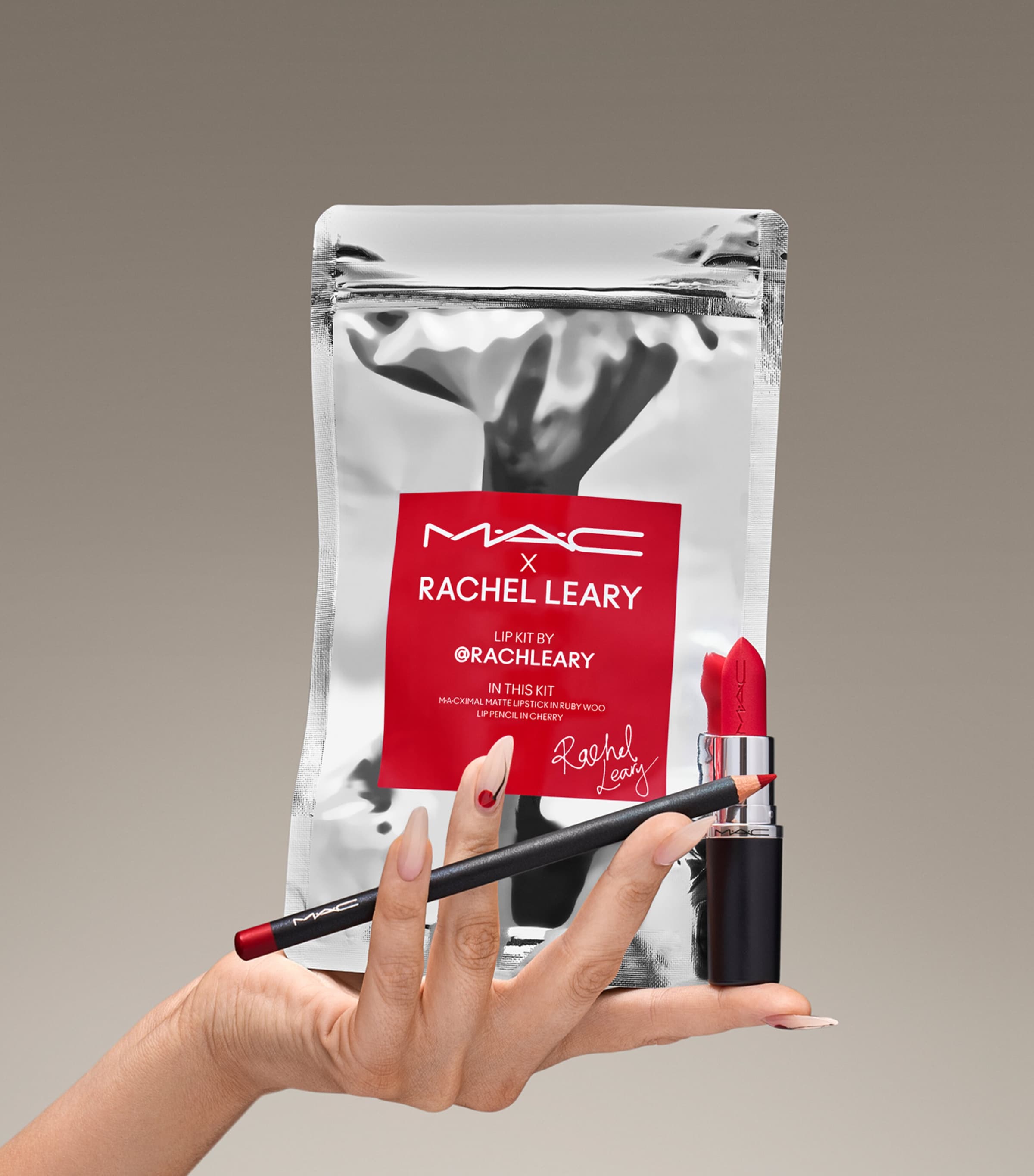 MAC Limited Edition Ruby Woo Lip Kit Ruby Woo/cherry Image 5