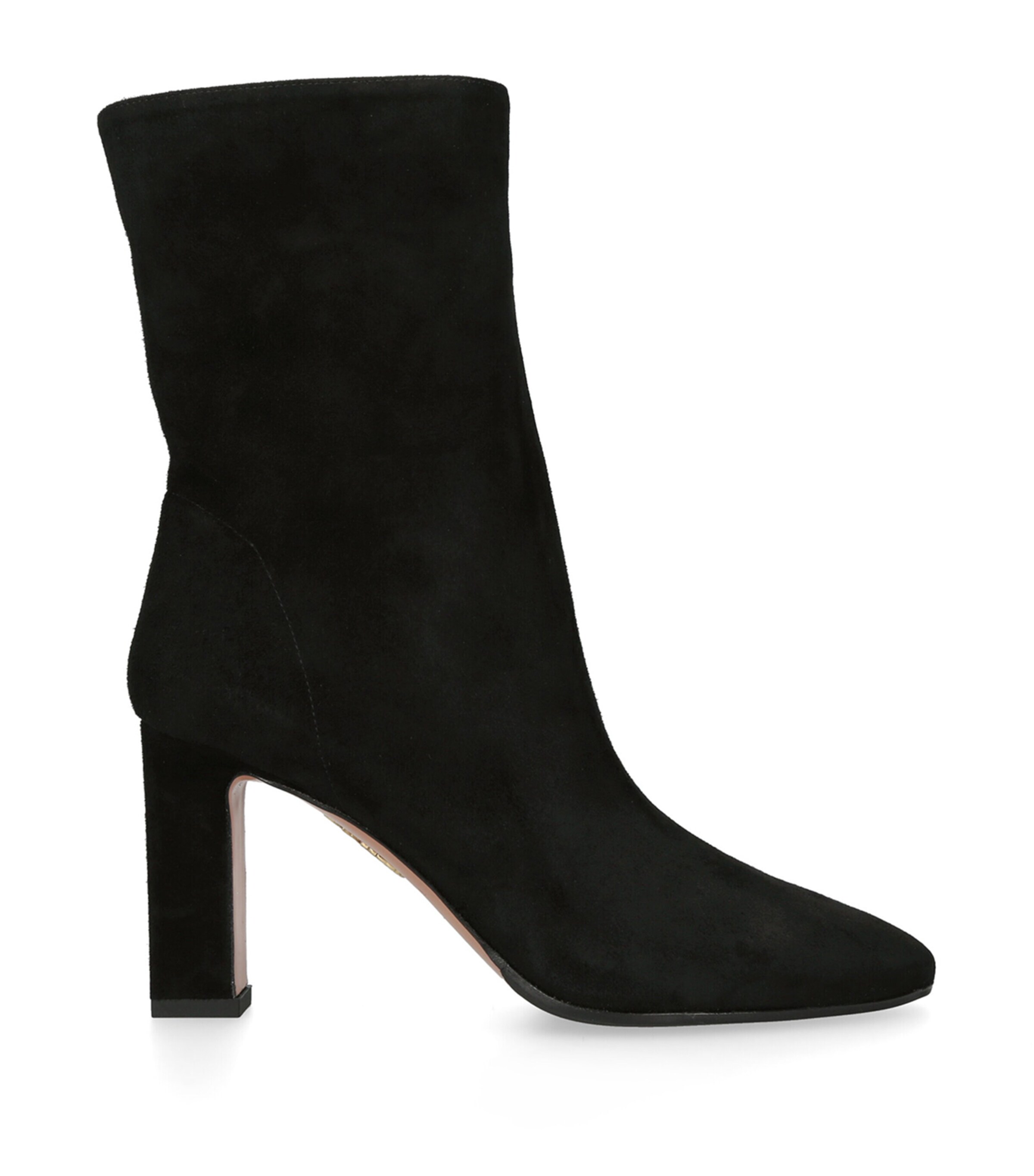 Aquazzura Suede Manzoni Boots 85 Black Image 1