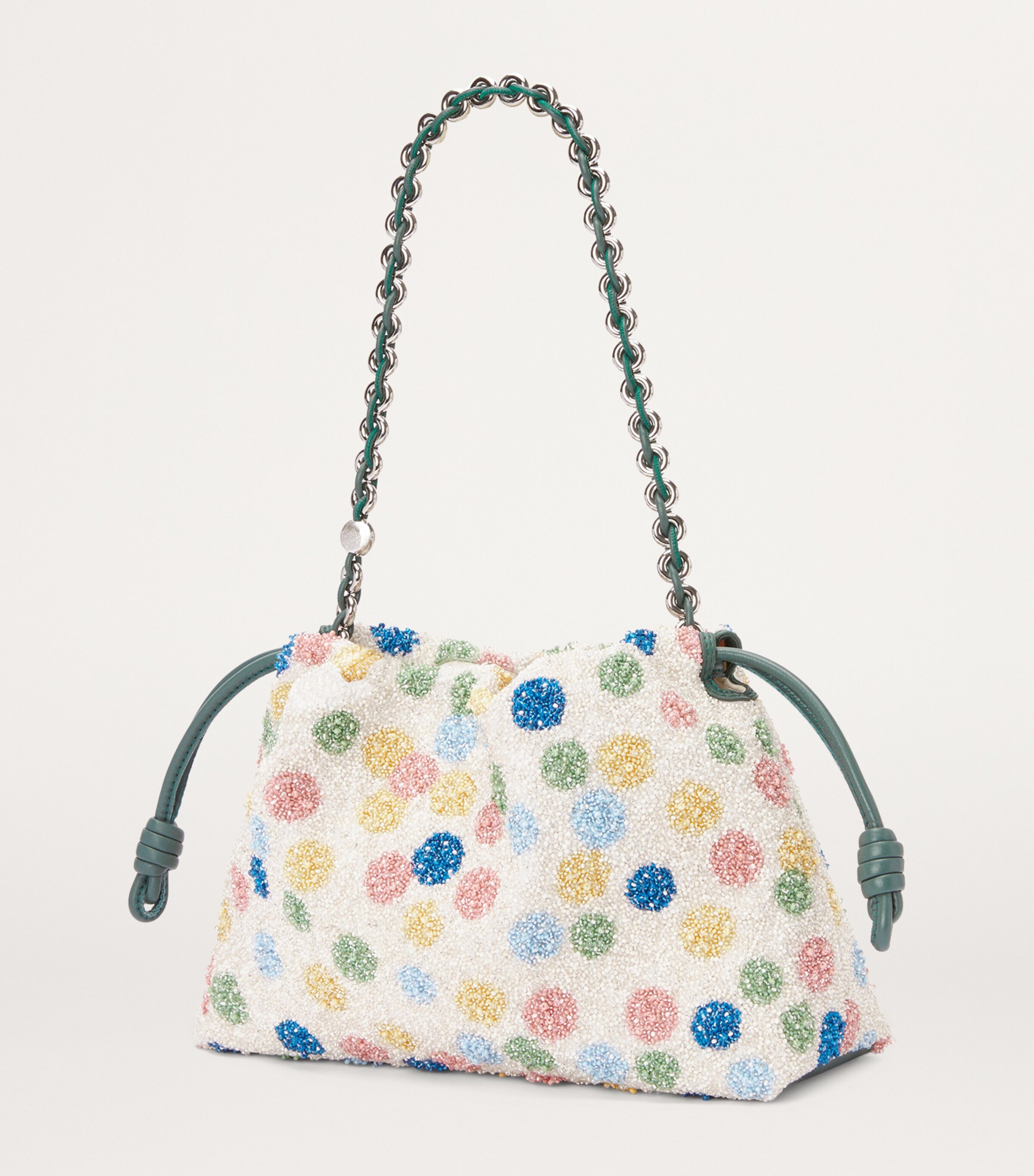 LOEWE x Suna Fujita Medium Beaded Flamenco Clutch Bag