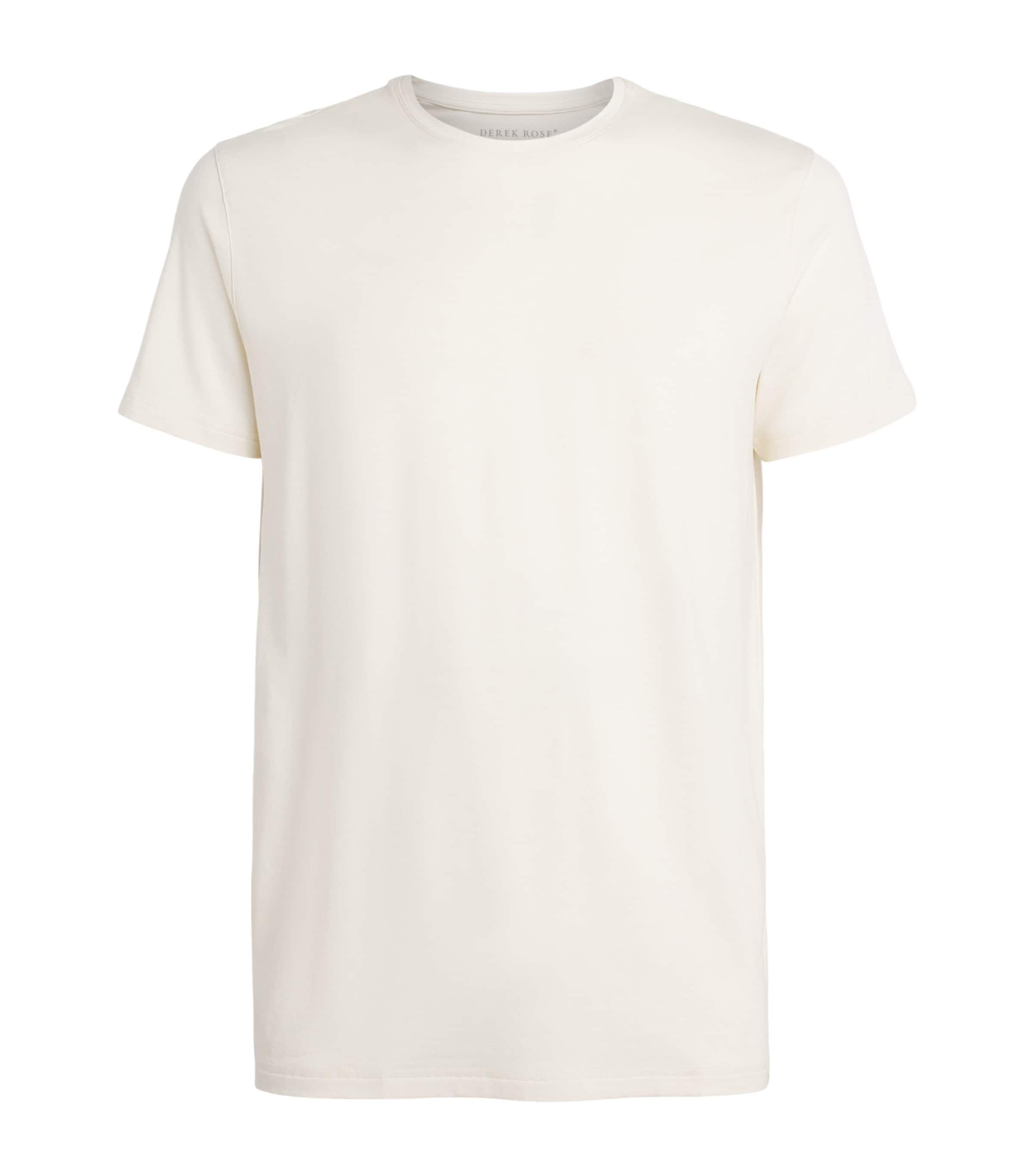 Derek Rose Mens Basel Lounge T-Shirt Bei Image 1