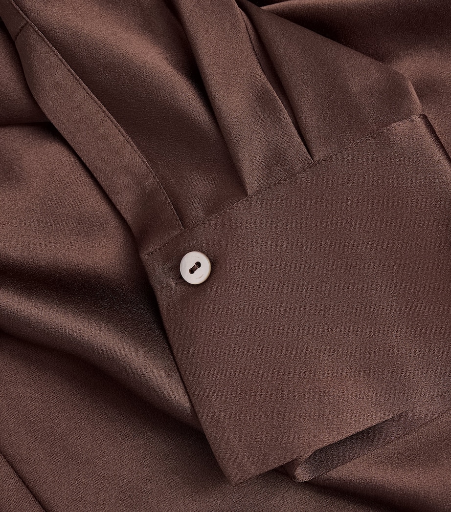 Silk Shirt ESPRESSO-222ESP Image 5