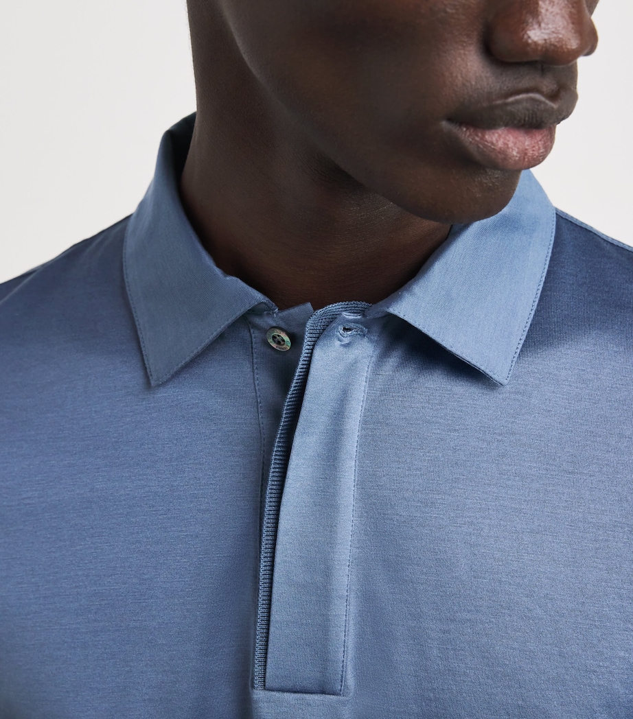 Mercerised Cotton Polo Shirt 403 Image 6