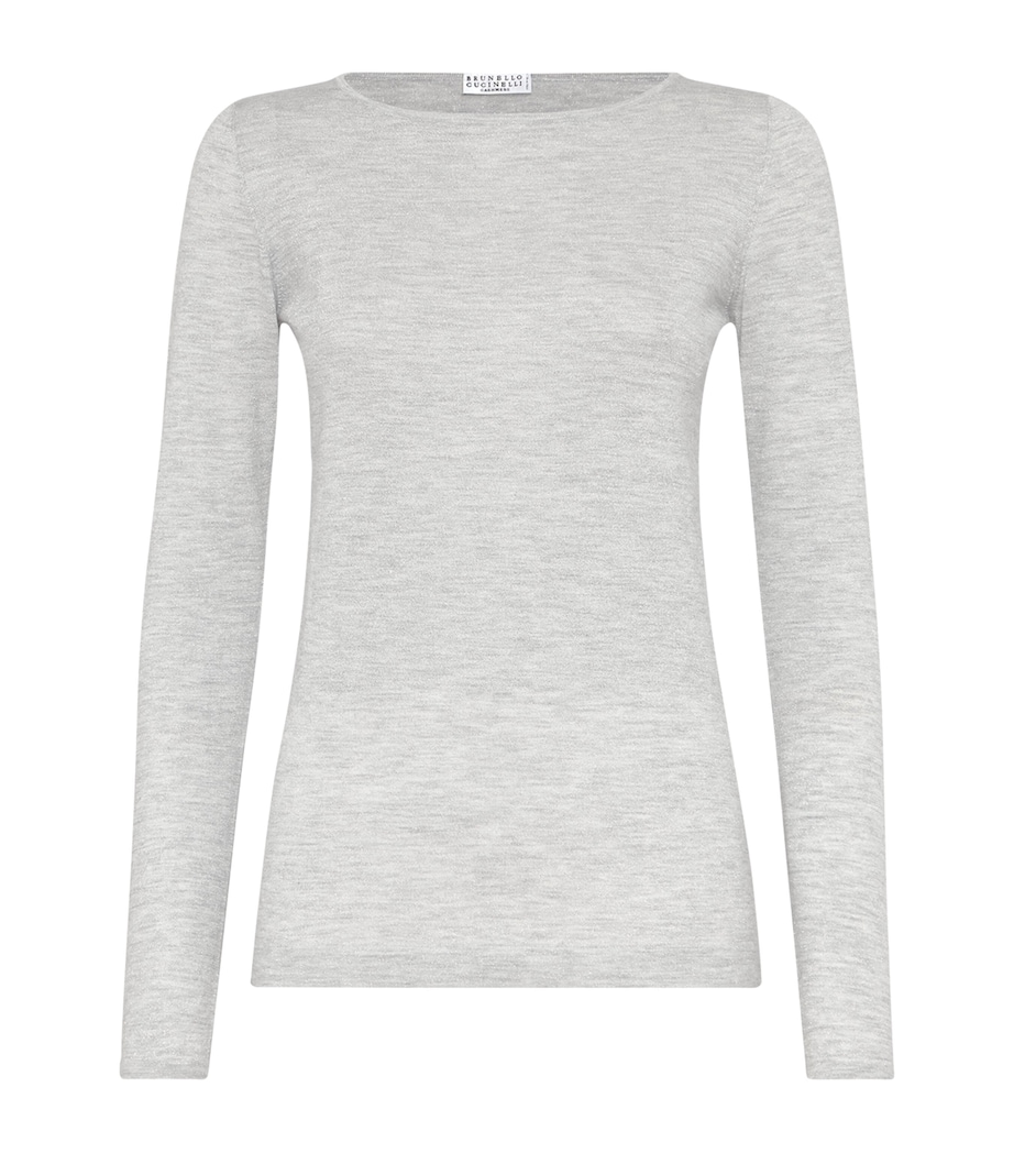 Cashmere-Silk-Blend Sweater C072 Image 1