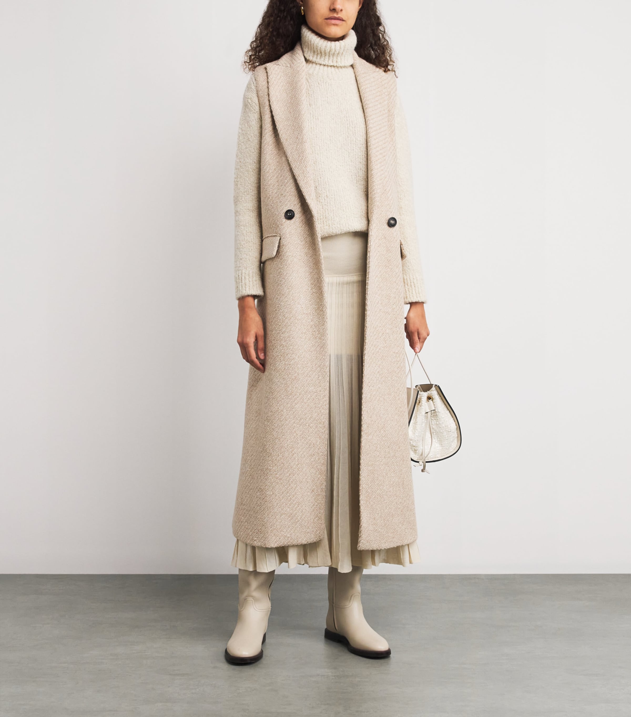 Alpaca-Blend Rollneck Sweater SABBIA Image 2