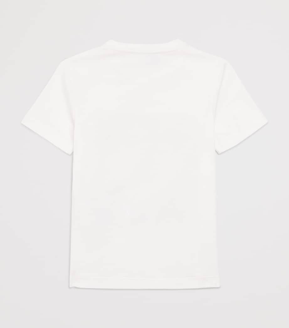 Cotton Tropical Logo Print T-Shirt (4-14 Years) WHITE Image 2