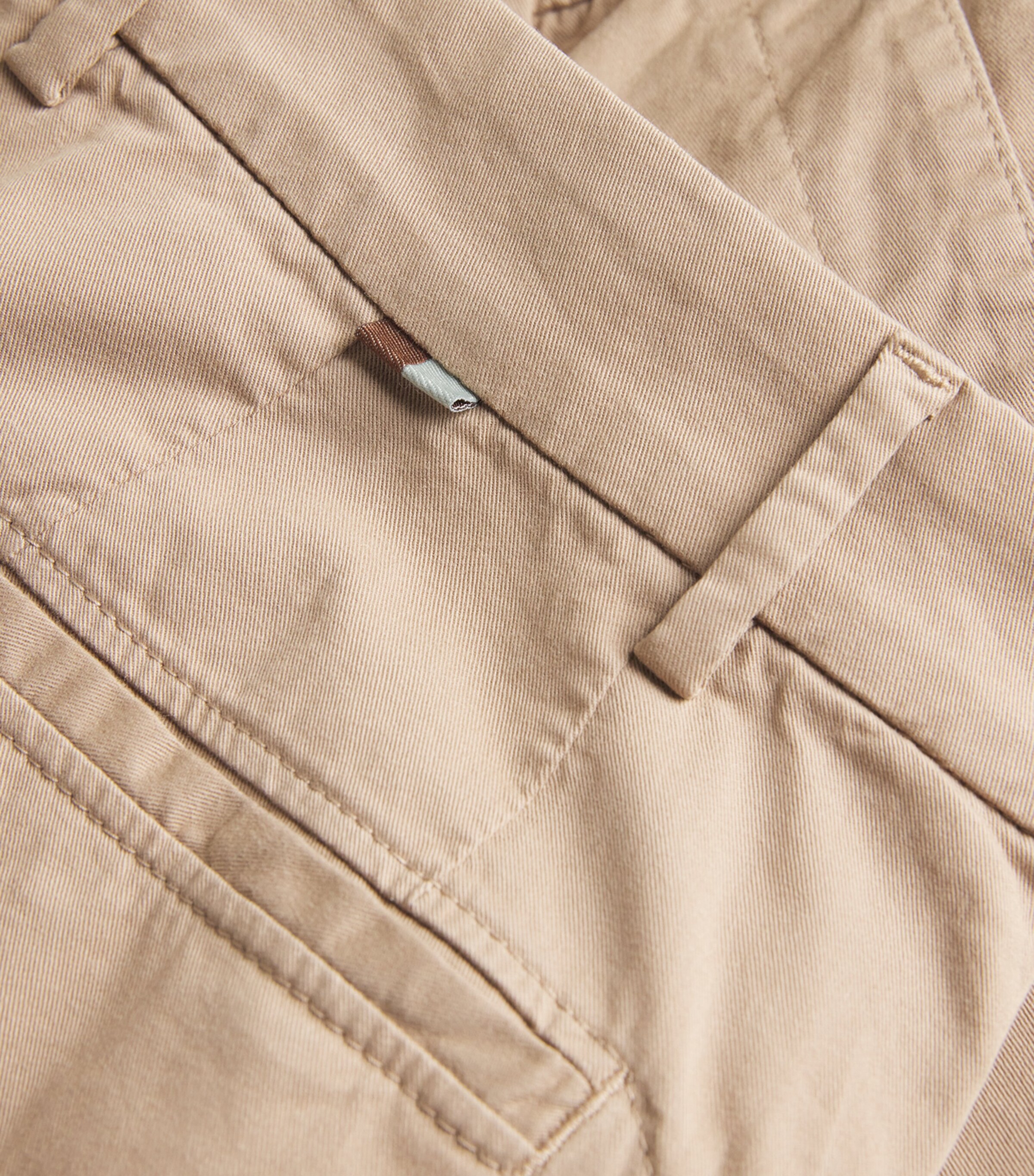 Canali Mens Cotton Bermuda Shorts Beige Image 5