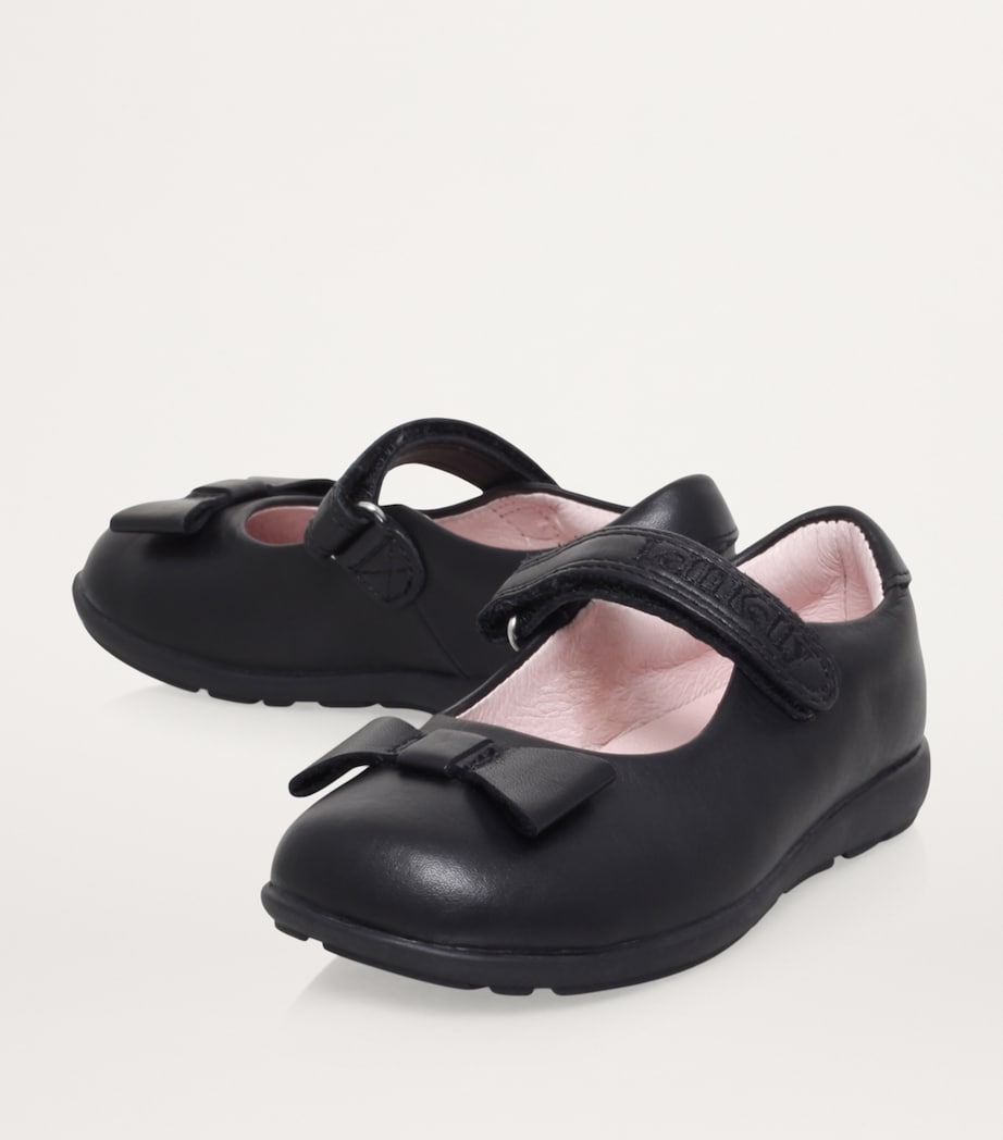 Leather Perrie Ballet Flats BLACK Image 3
