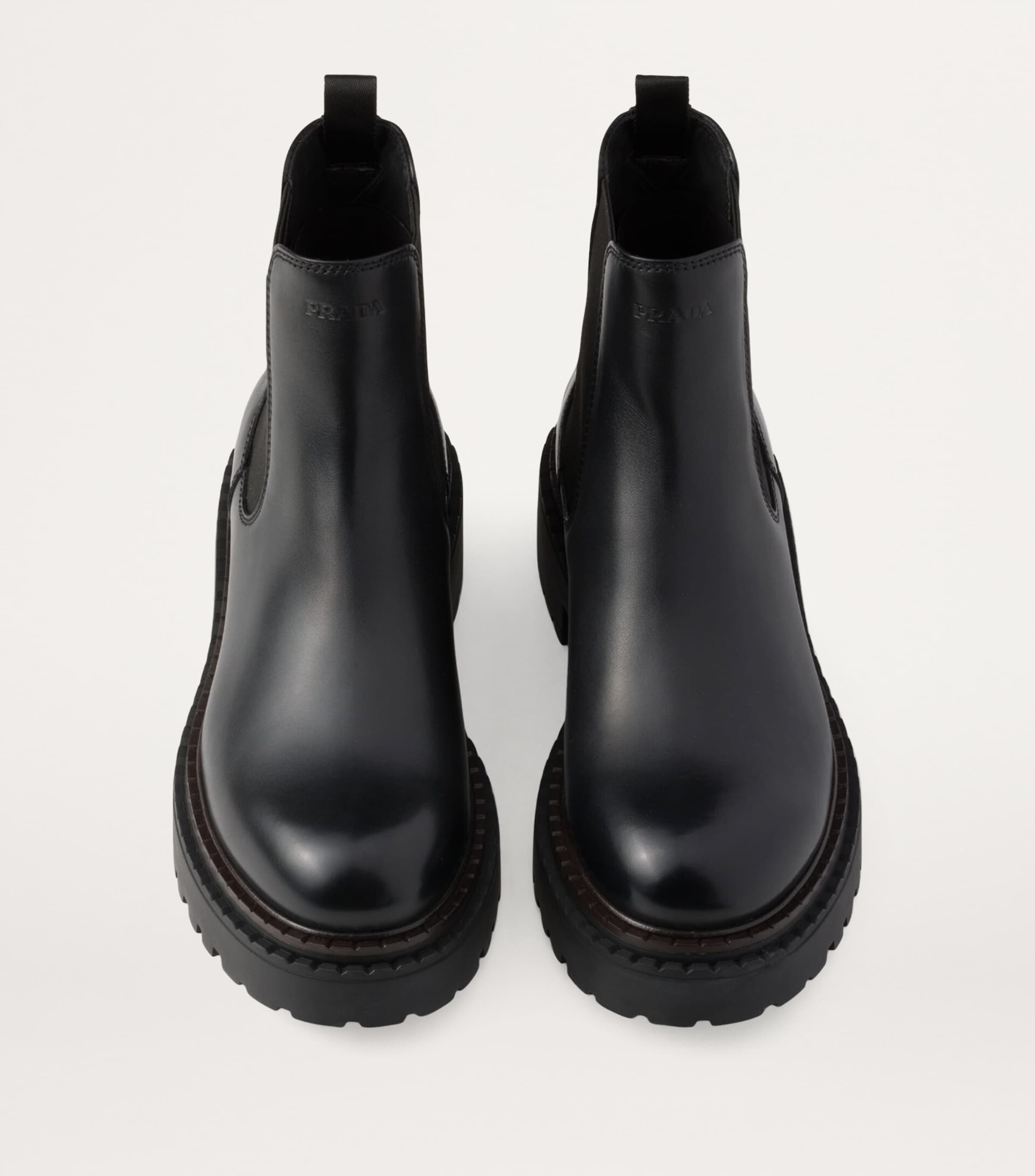 Prada Leather Chelsea Boots Harrods UK