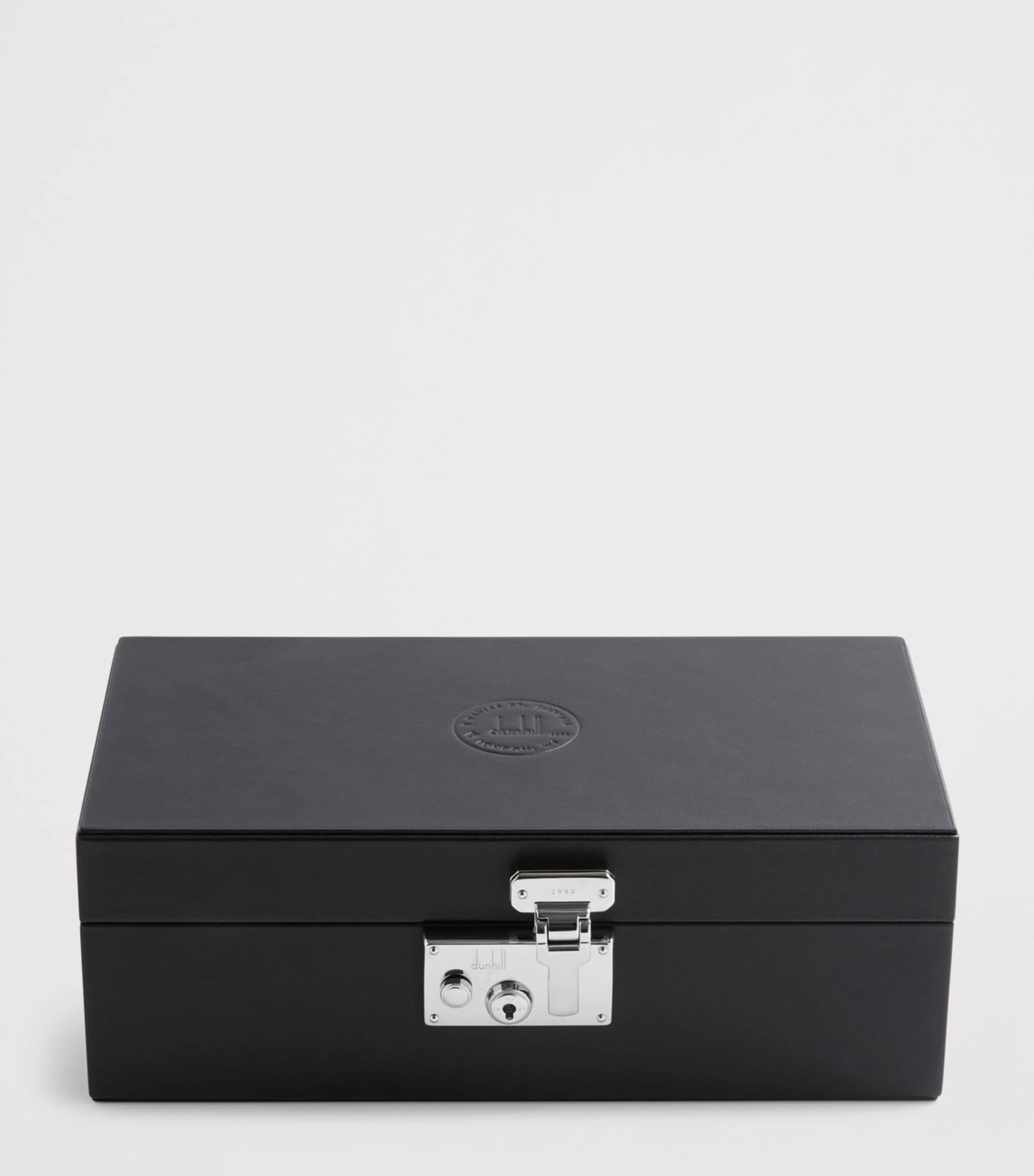 Leather 3-Piece Watch Box 001BLACK Image 2
