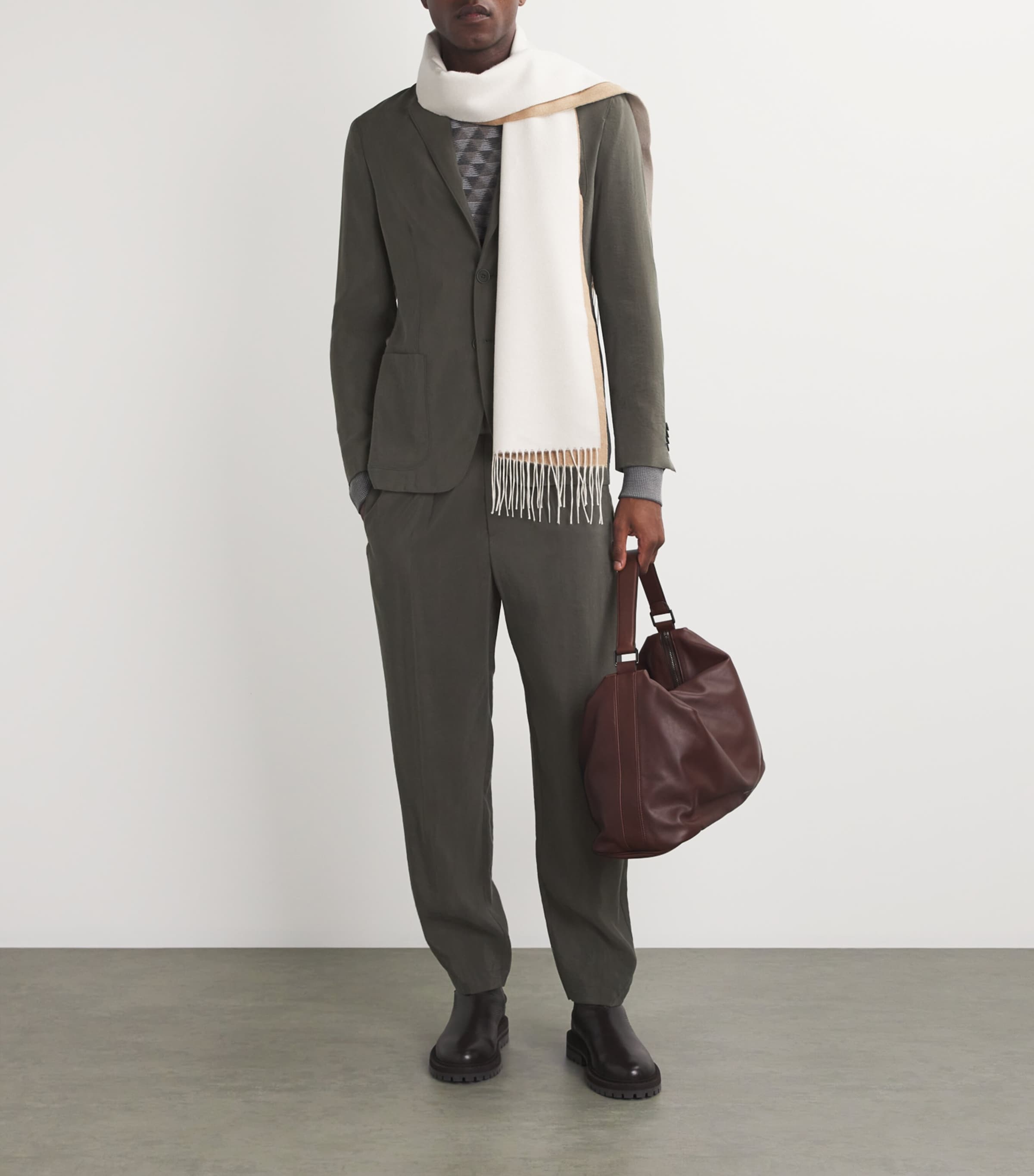 Giorgio Armani Silk-Blend Upton Blazer | Harrods UK