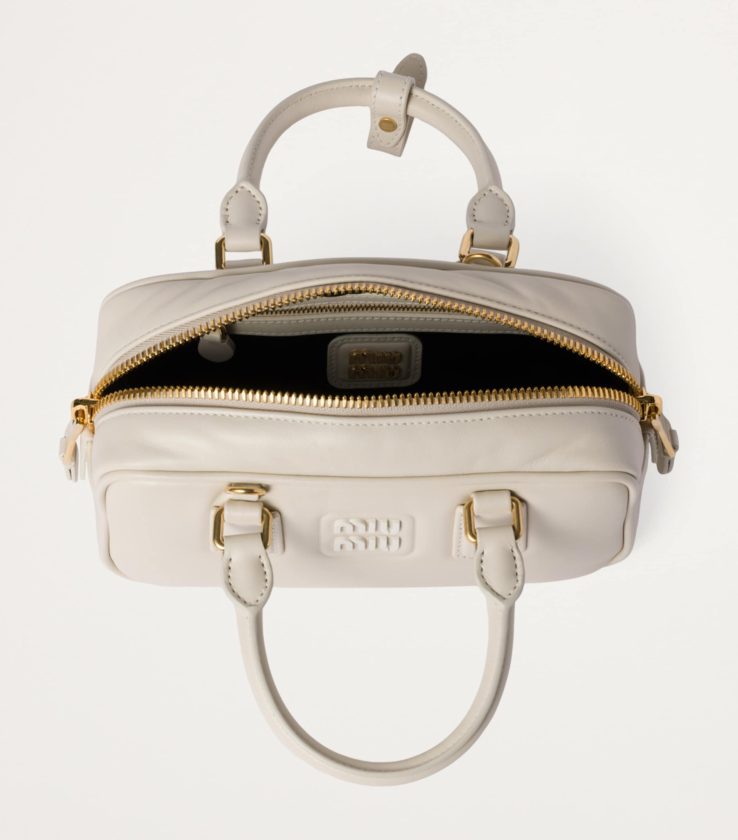 Leather Arcadie Top-Handle Bag F0K74 Image 4