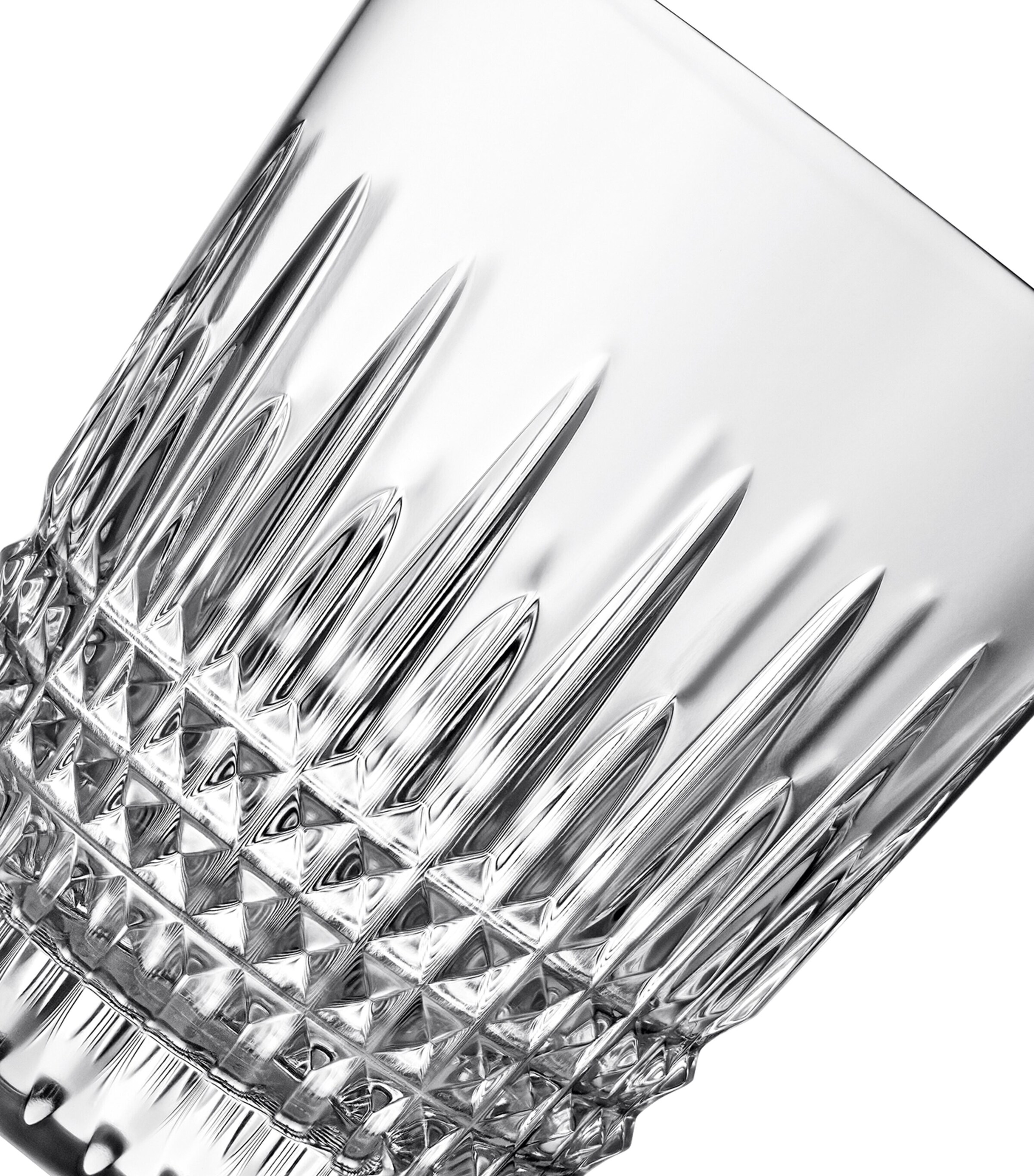 Set of 2 Lismore Diamond Tumblers (310ml) CLEAR Image 3