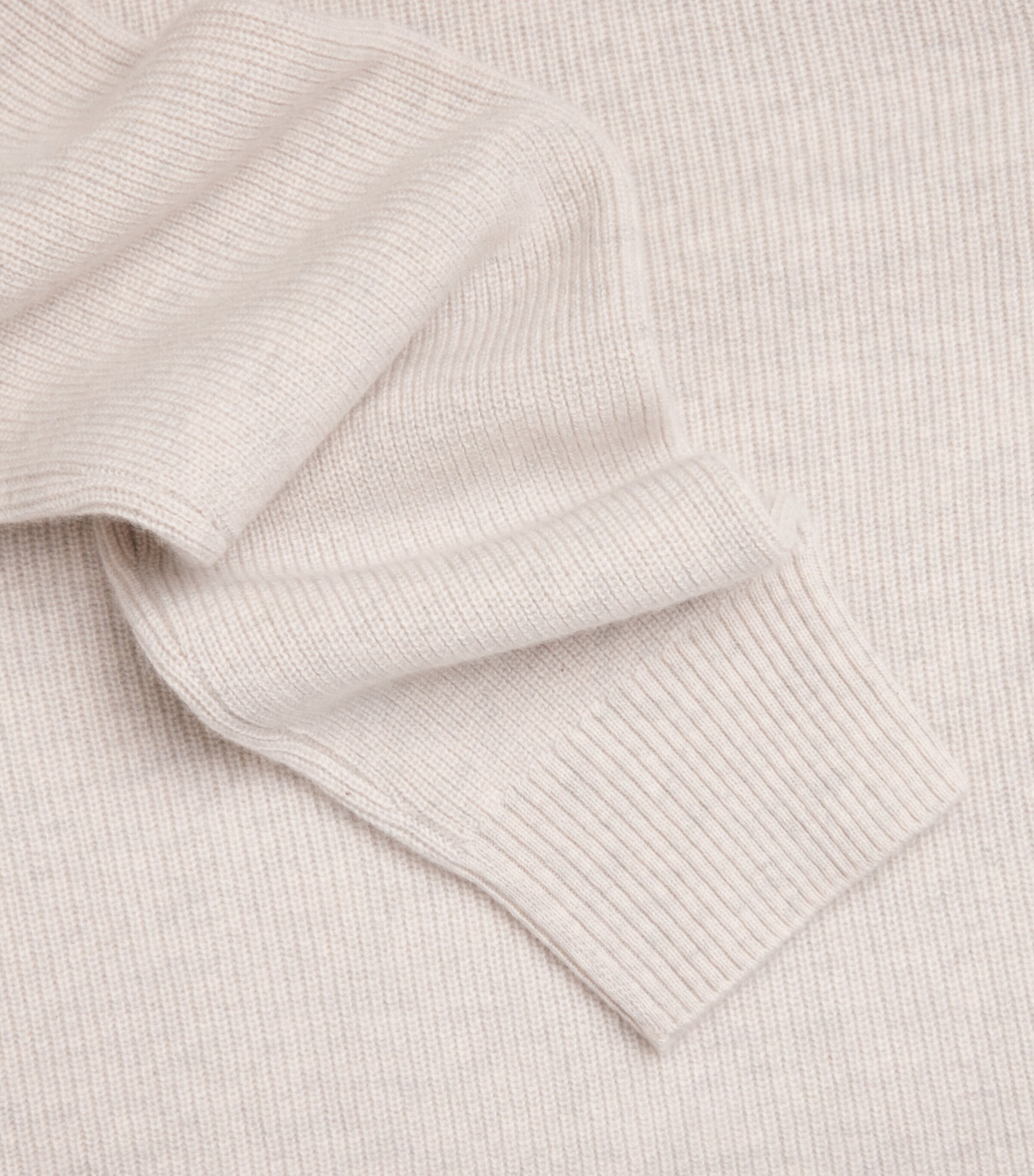 N.Peal Mens Organic Cashmere Sweater Pebble Greyorg Image 6