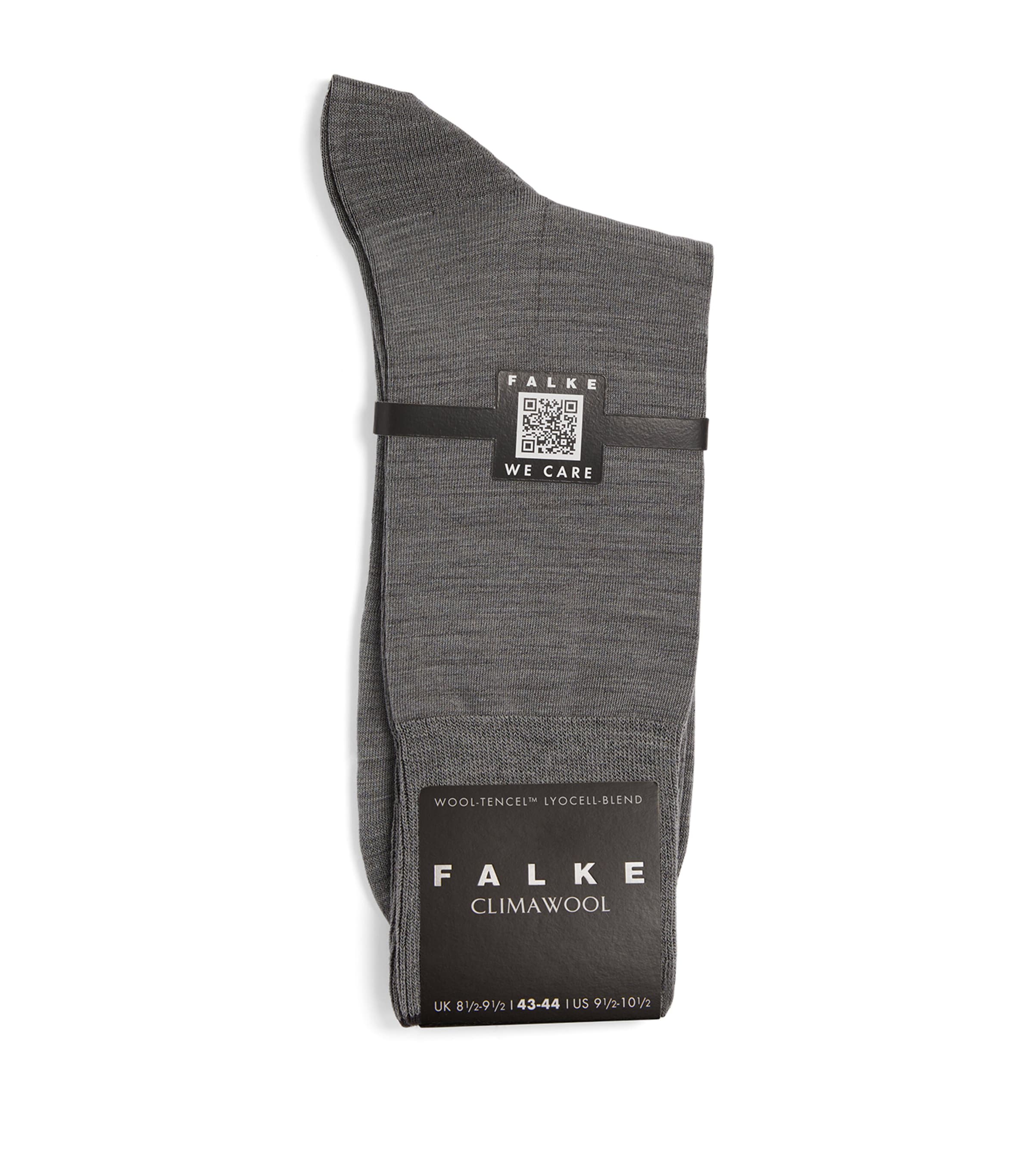 Falke Invisible Climawool Socks In Grey