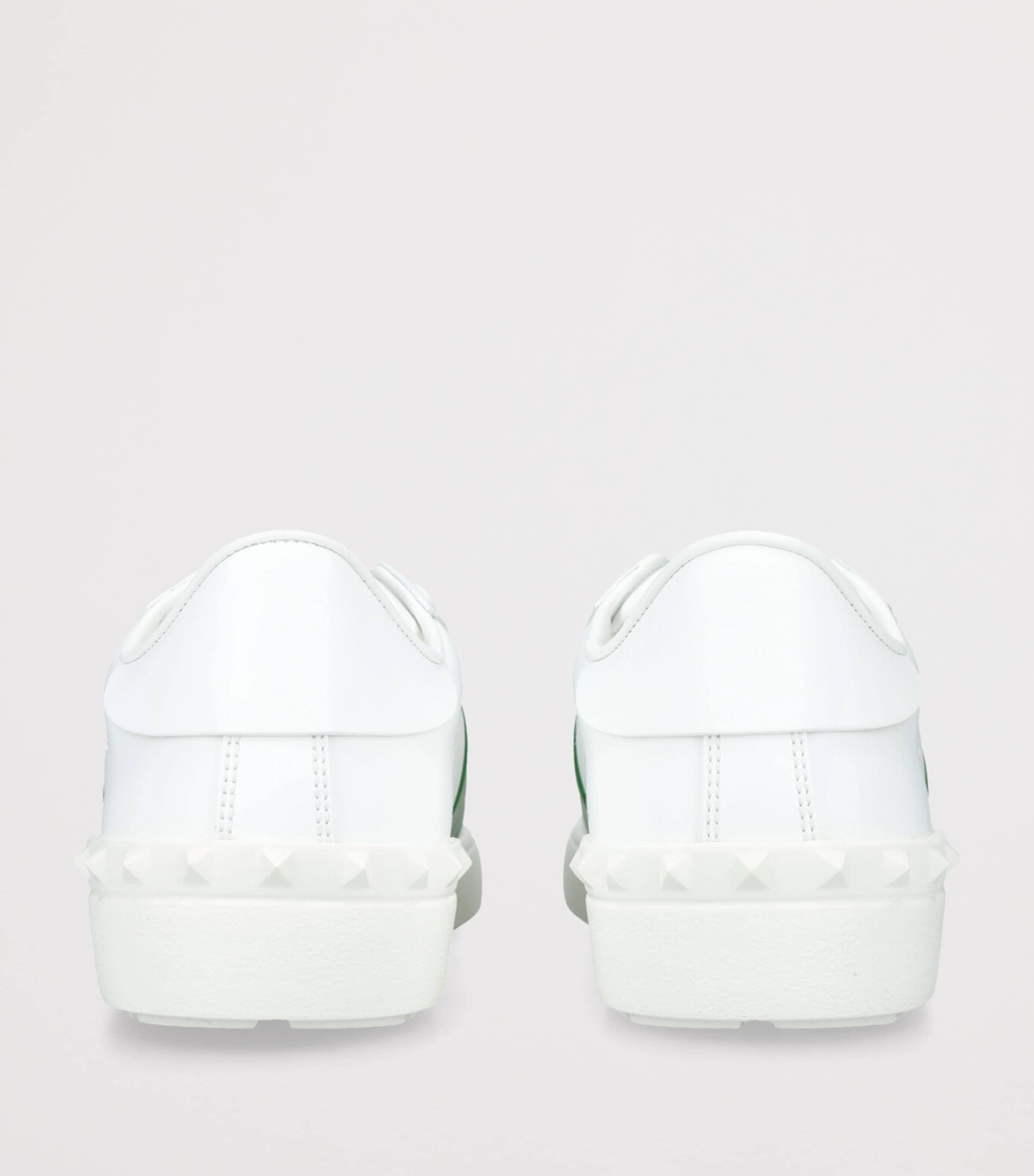 Leather Open Sneakers WHITE/OTH Image 2