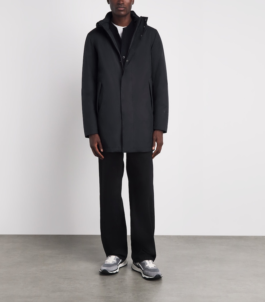 Herno Mens Down 2-Layer GORTEX Parka Nero Image 2