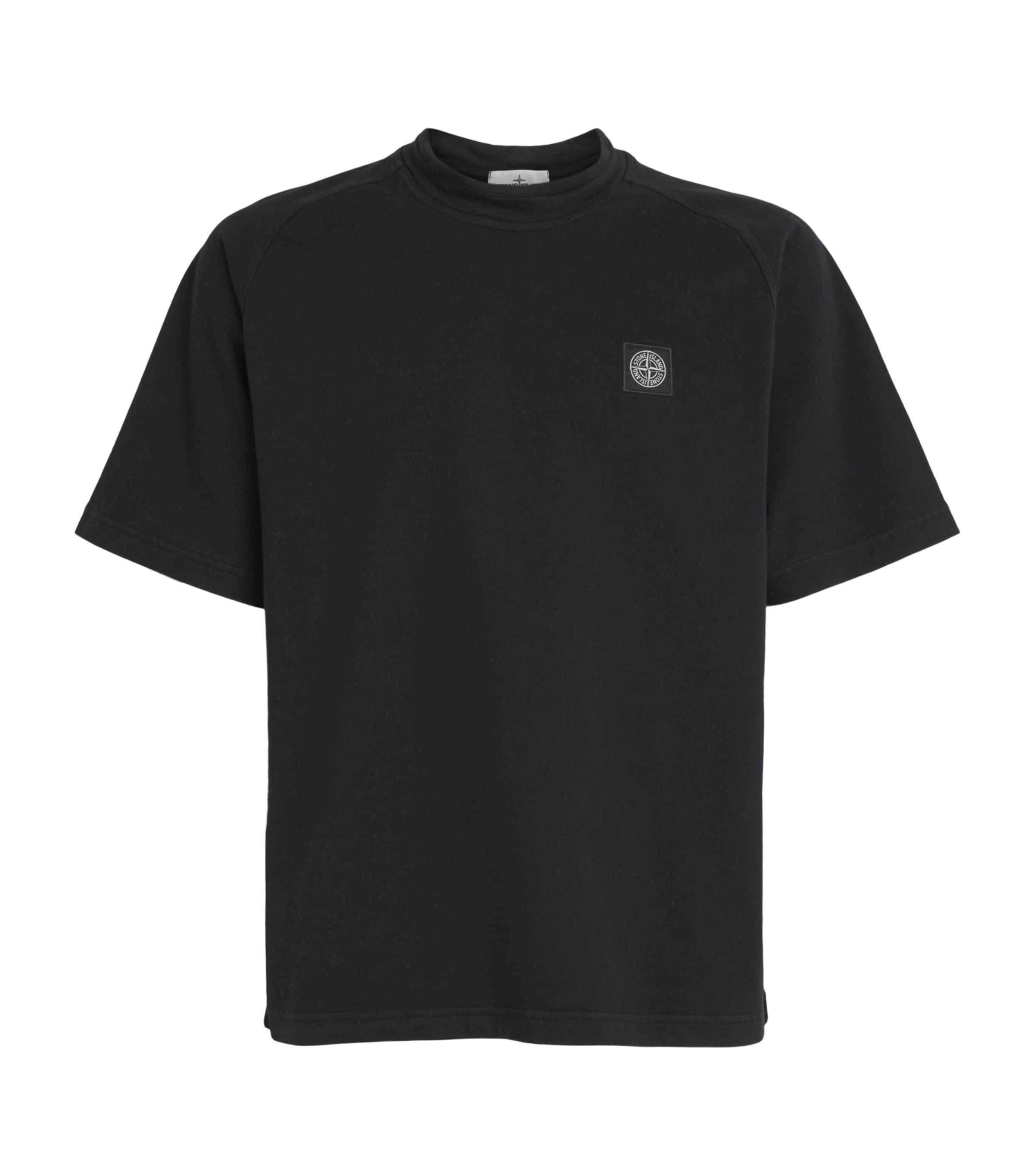 Stone Island Mens Organic Cotton Old Effect T-Shirt Image 1