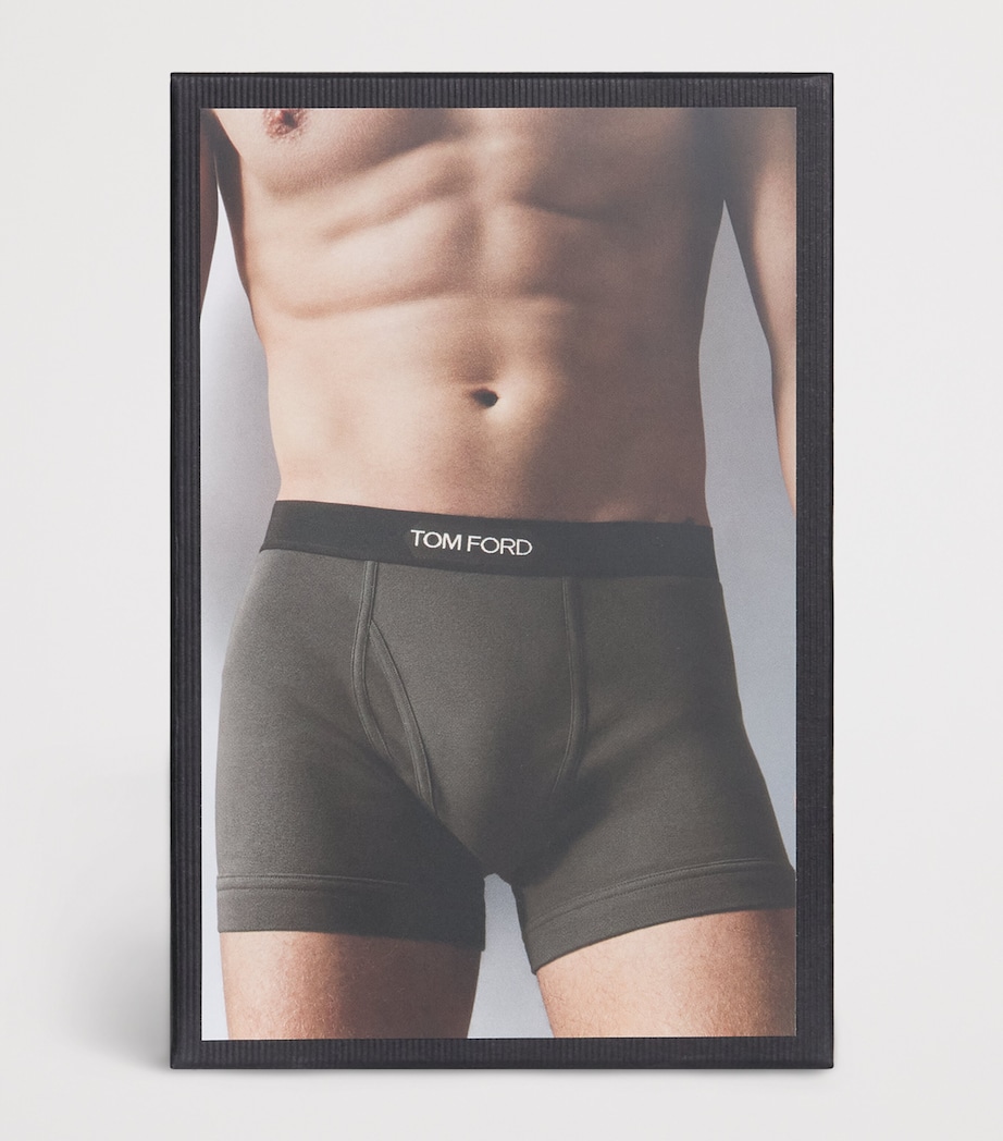 Stretch-Cotton Boxer Briefs 302MILITARY GREEN Image 2