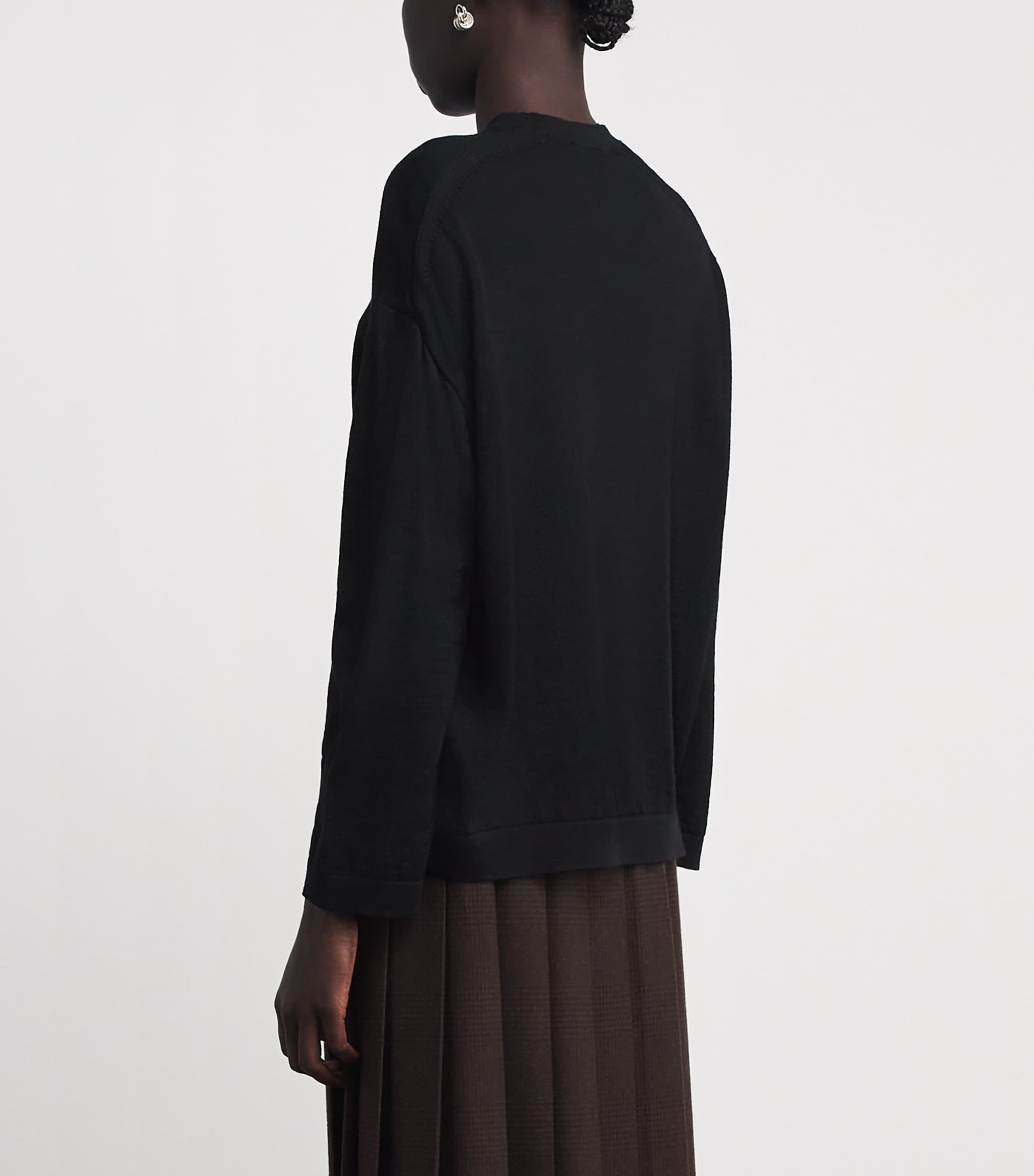 Wool Noe Sweater 0999 BLACK Image 5