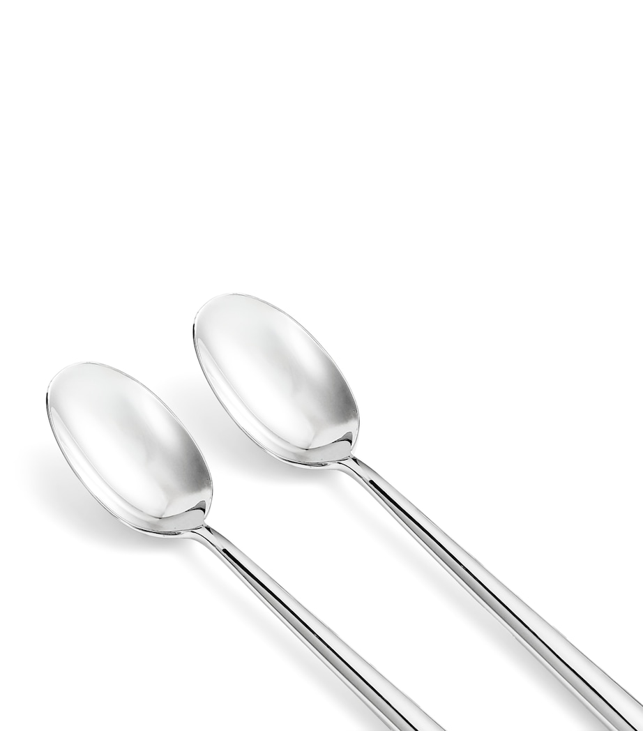 Stainless Steel Teaspoons (Set of 2) SILVER Image 3