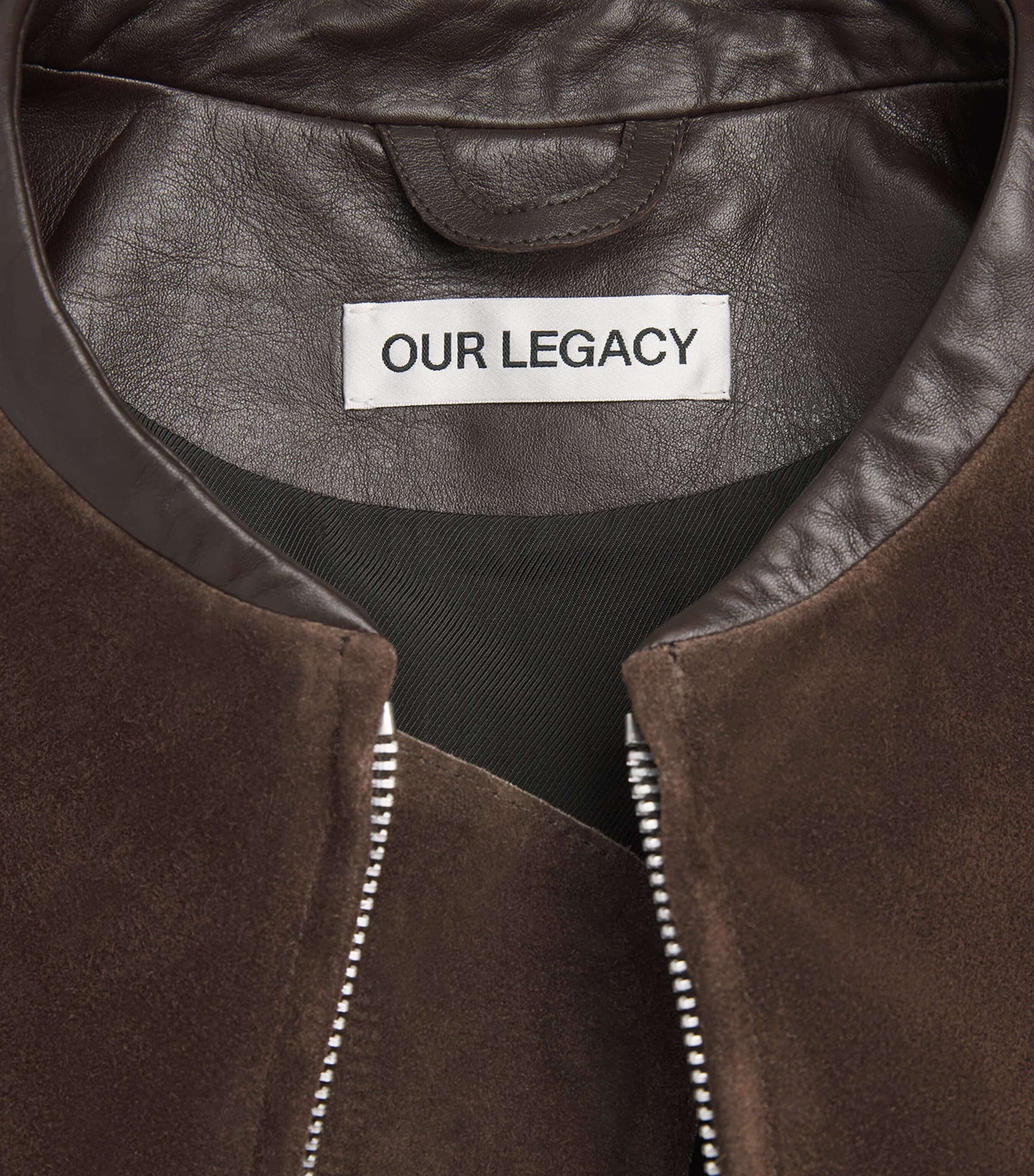 Suede Drift Jacket WENGE BROWN Image 6