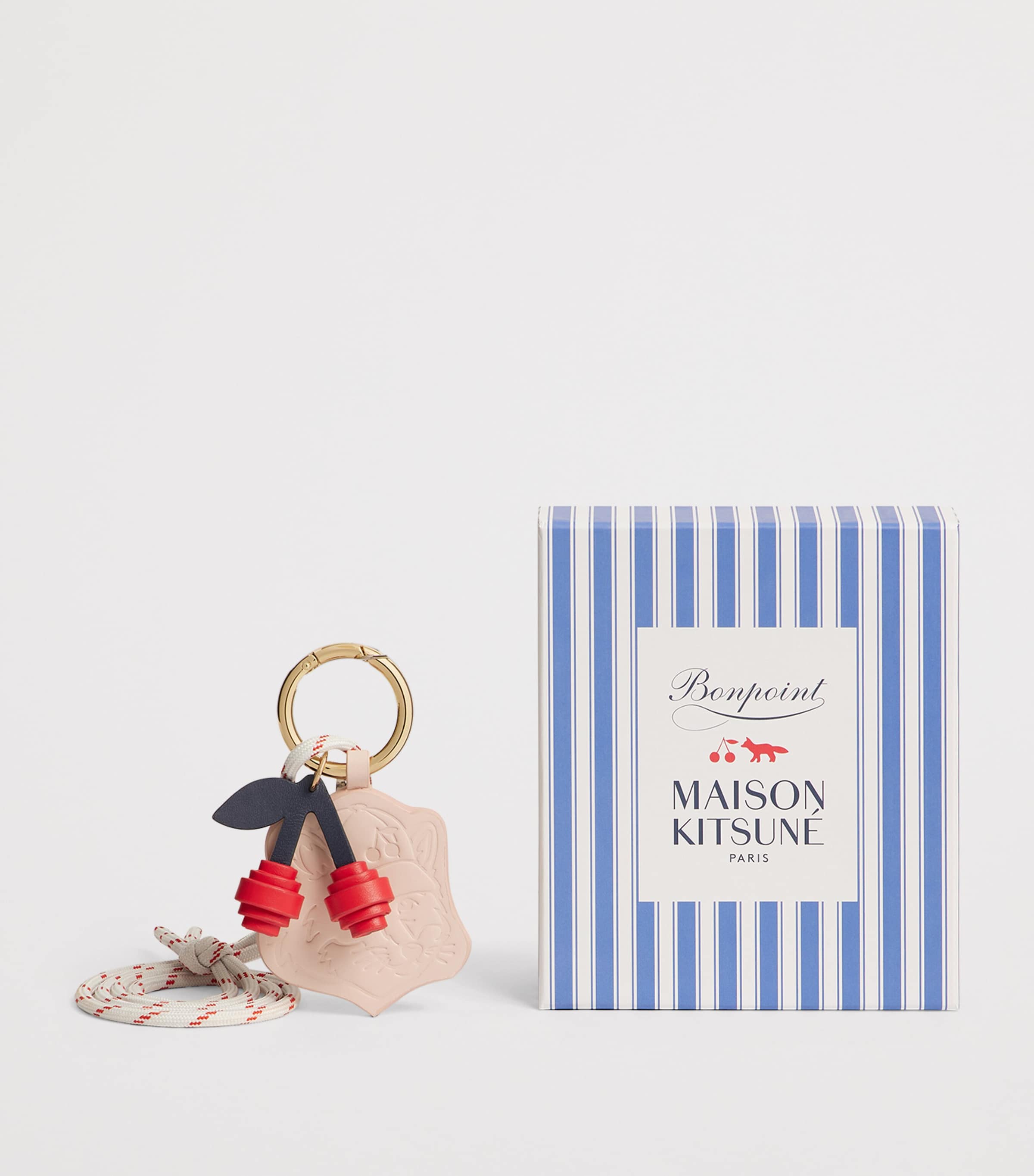 Bonpoint Cherry Charm Necklace Sakura Pink Image 4