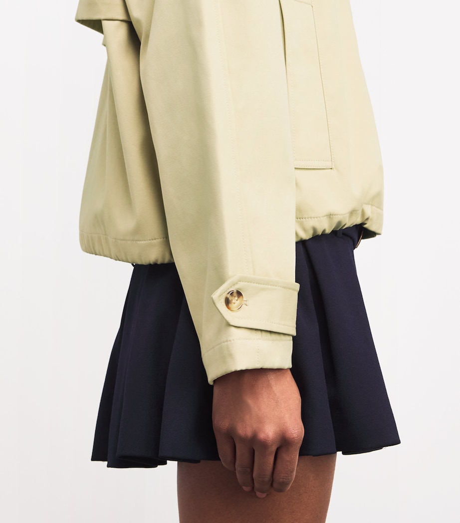 Cotton Hooded Parka LIGHT BEIGE Image 6