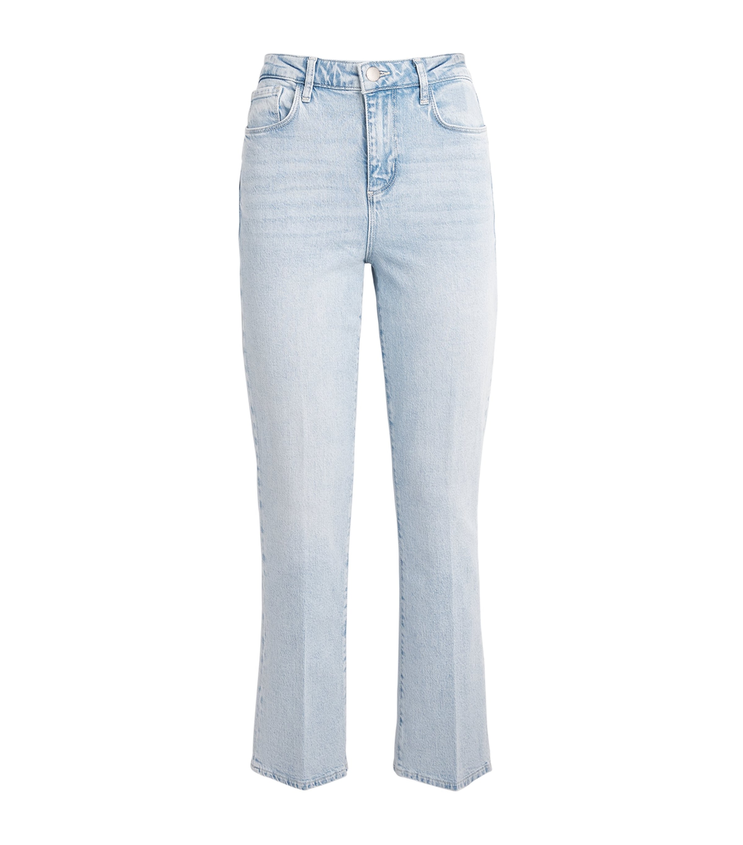 L'Agence Womens Tati Cropped Micro Bootcut Jeans Cabo Cabo Image 1