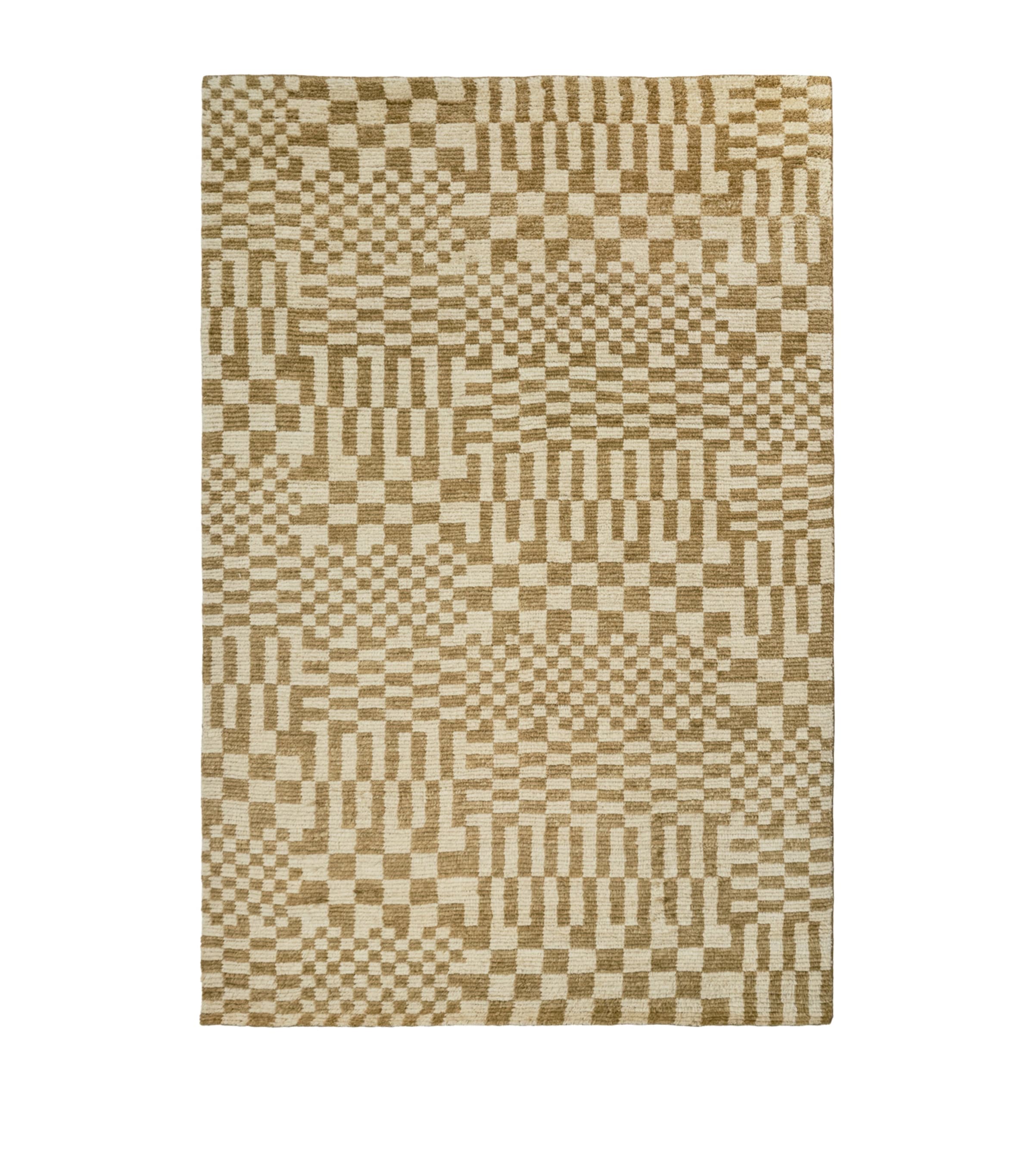 The Rug Company x Paul Smith Wool Axis Sand Rug (305cm x 245cm) Beige