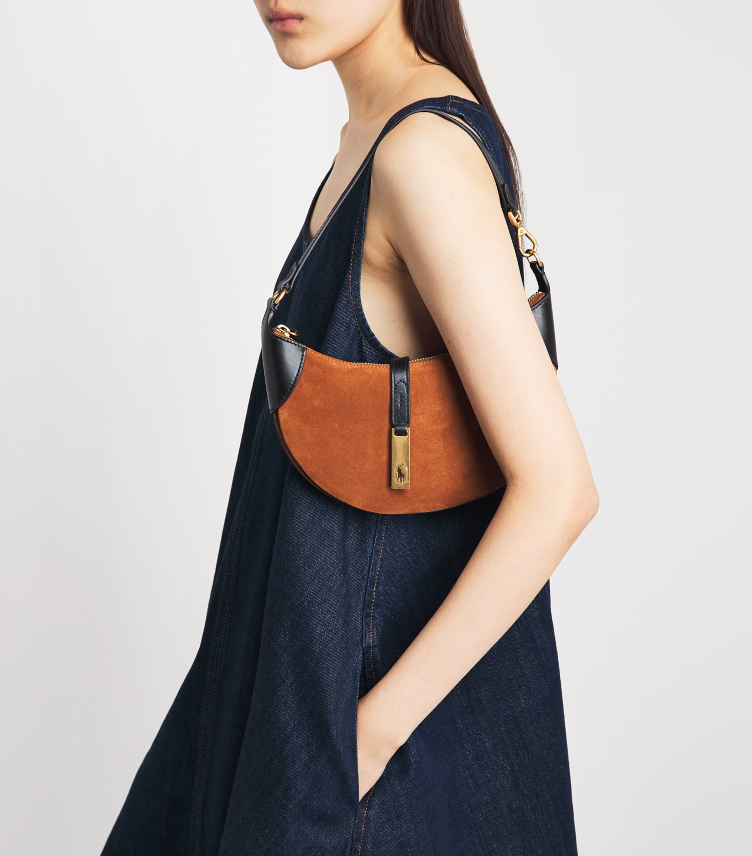 FRAME Womens The Skipper Denim Mini Dress Duomo Image 5