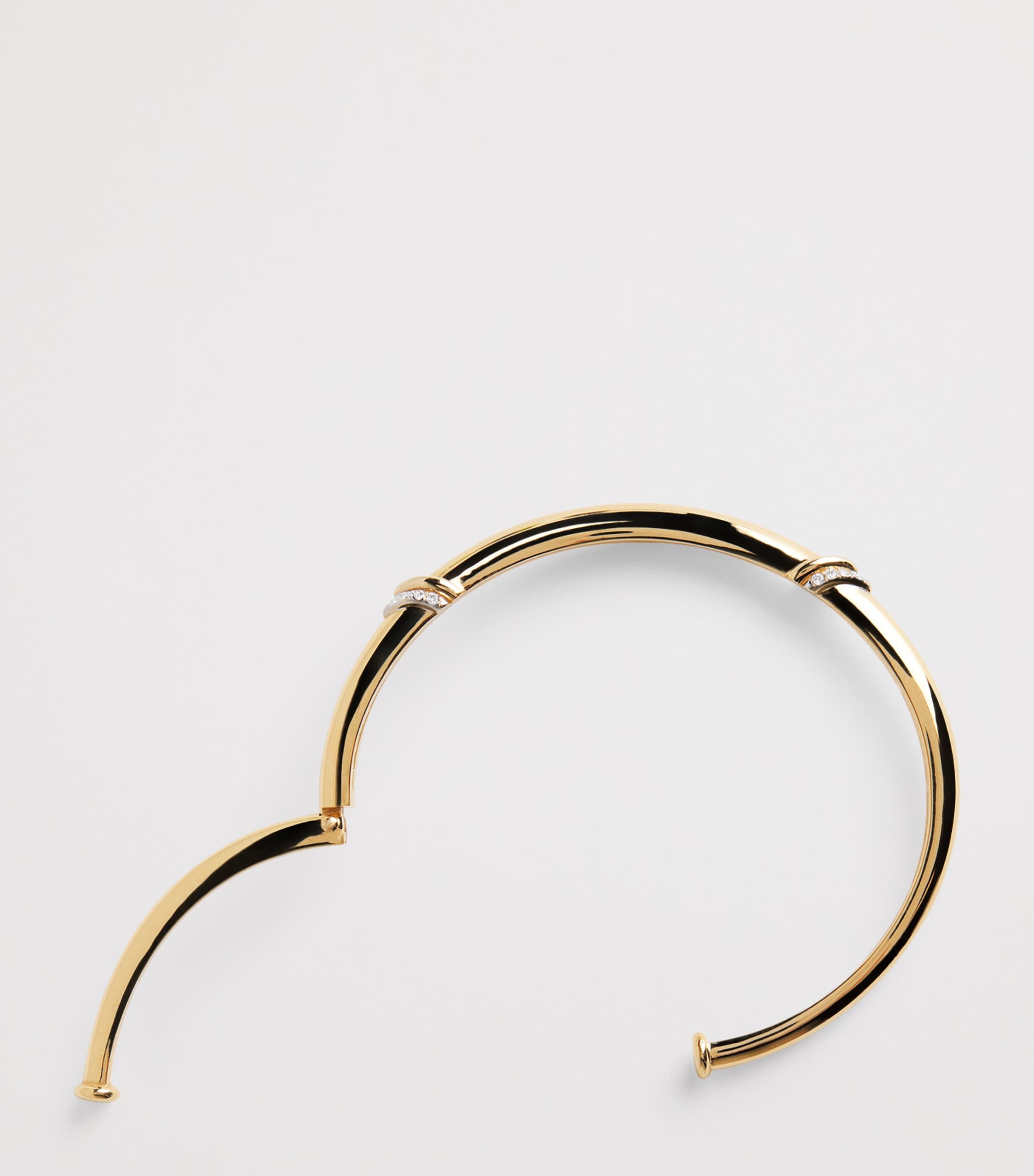 Yellow Gold and Diamond Boa N*93 Bangle YELLOW GOLD Image 5