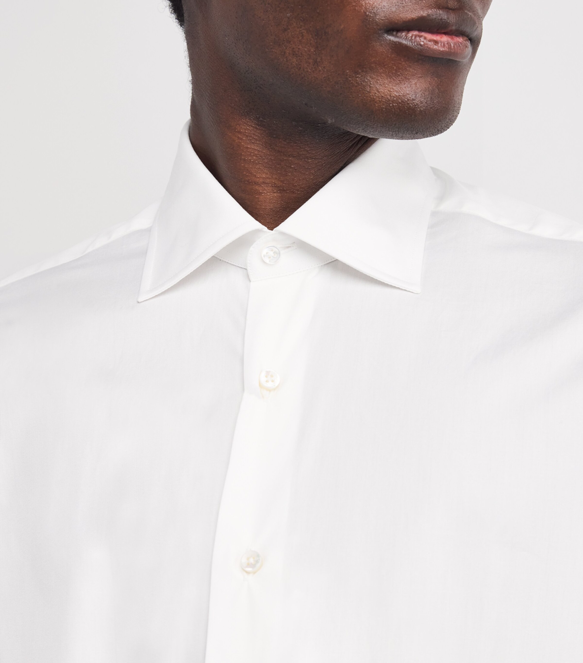 Egyptian Cotton Slim-Fit Shirt WHITE Image 12