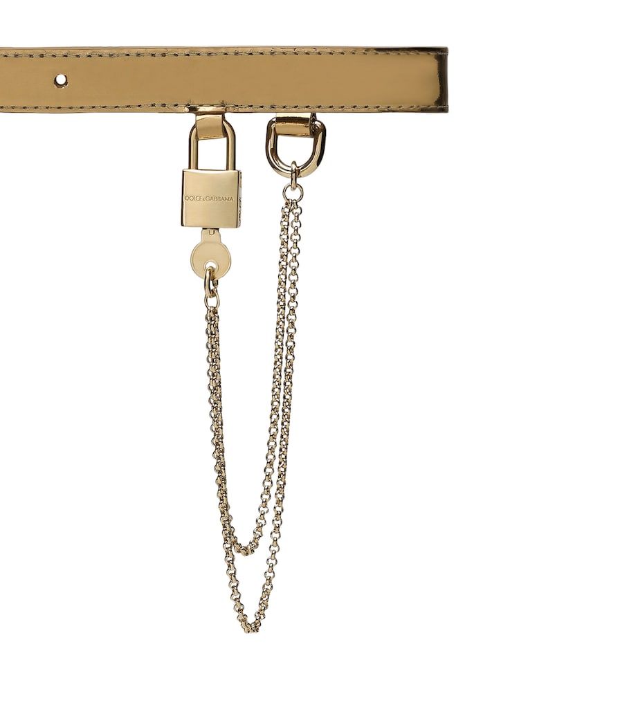 Leather Chain Belt 89869-LIGHT GOLD Image 3