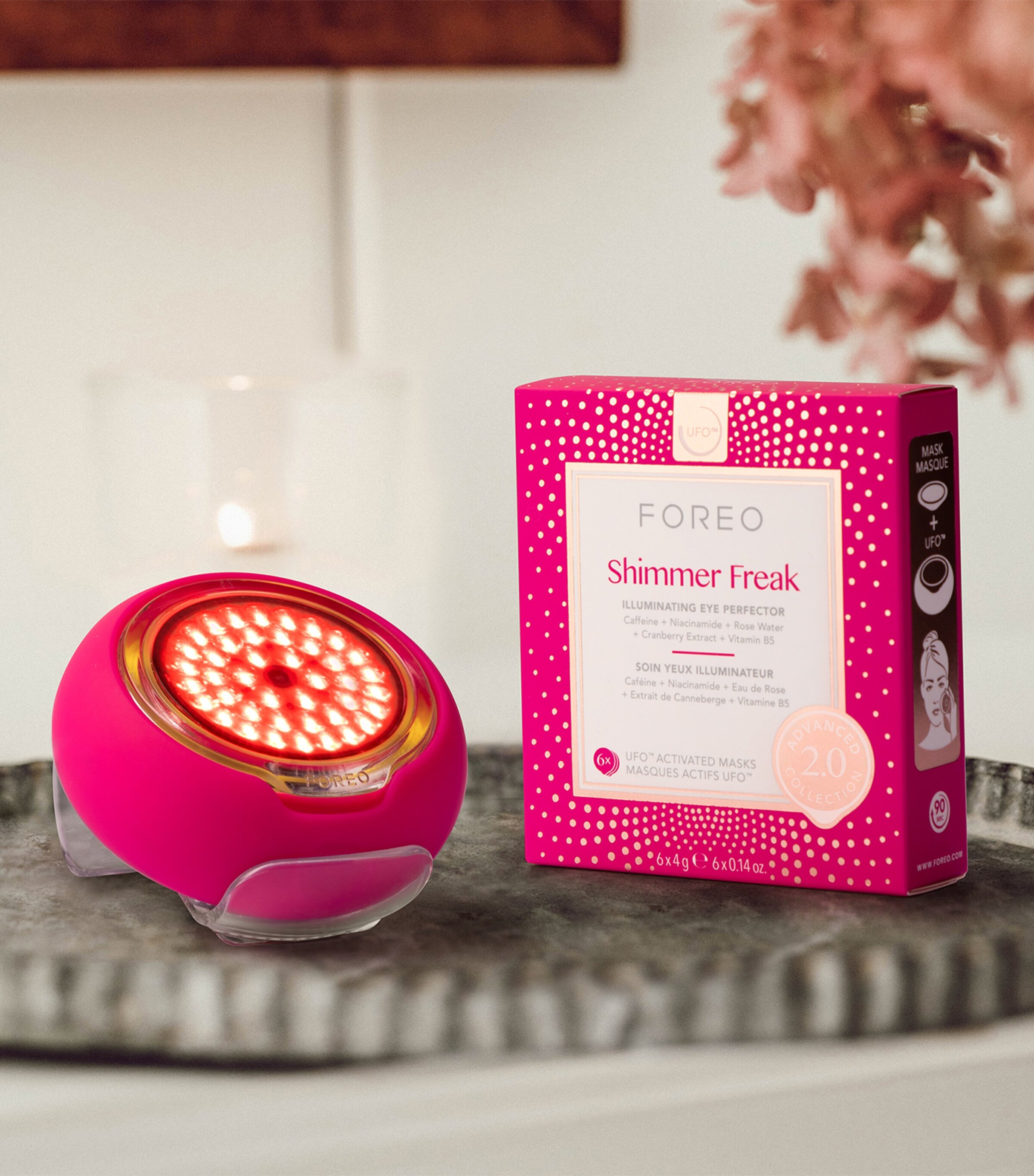 ボディ・フェイスケア Foreo ufo3 Amazon.co.jp: FOREO UFO 3 LED フクシア : ホーム＆キッチン