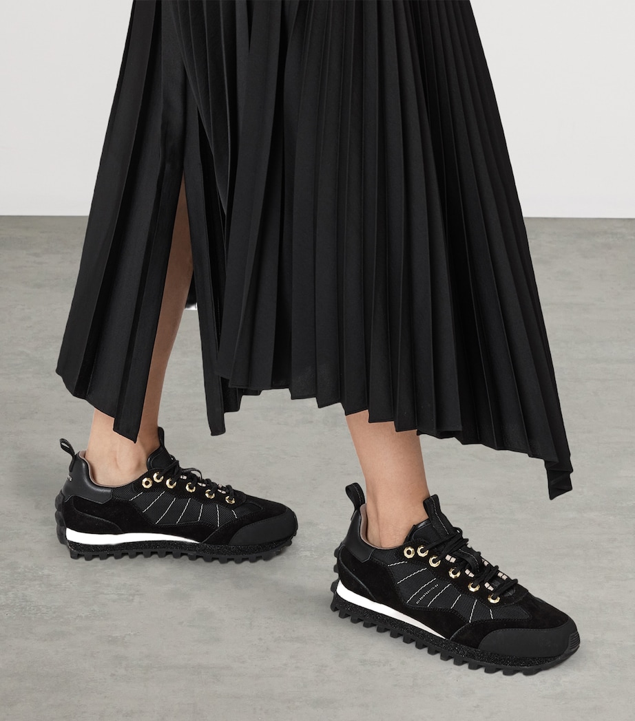 Leather Nevis Sneakers BLACK Image 2