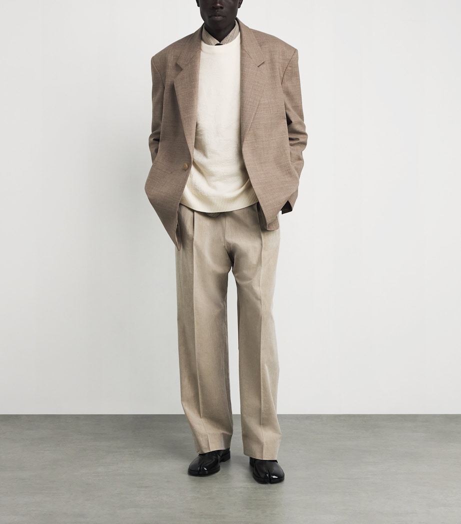 Wool Textured Sweater IVORY Image 2