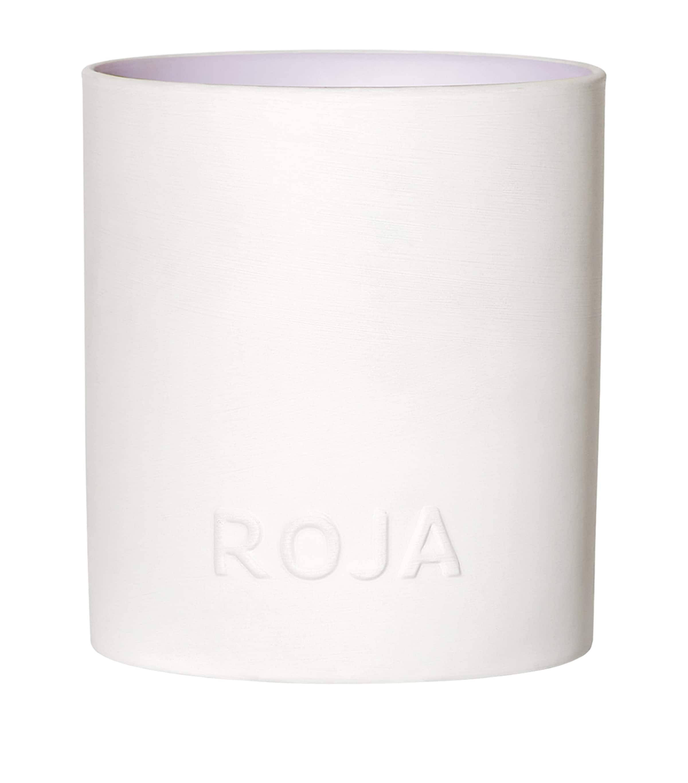 Roja Picking Berries In Autumn Candle In White