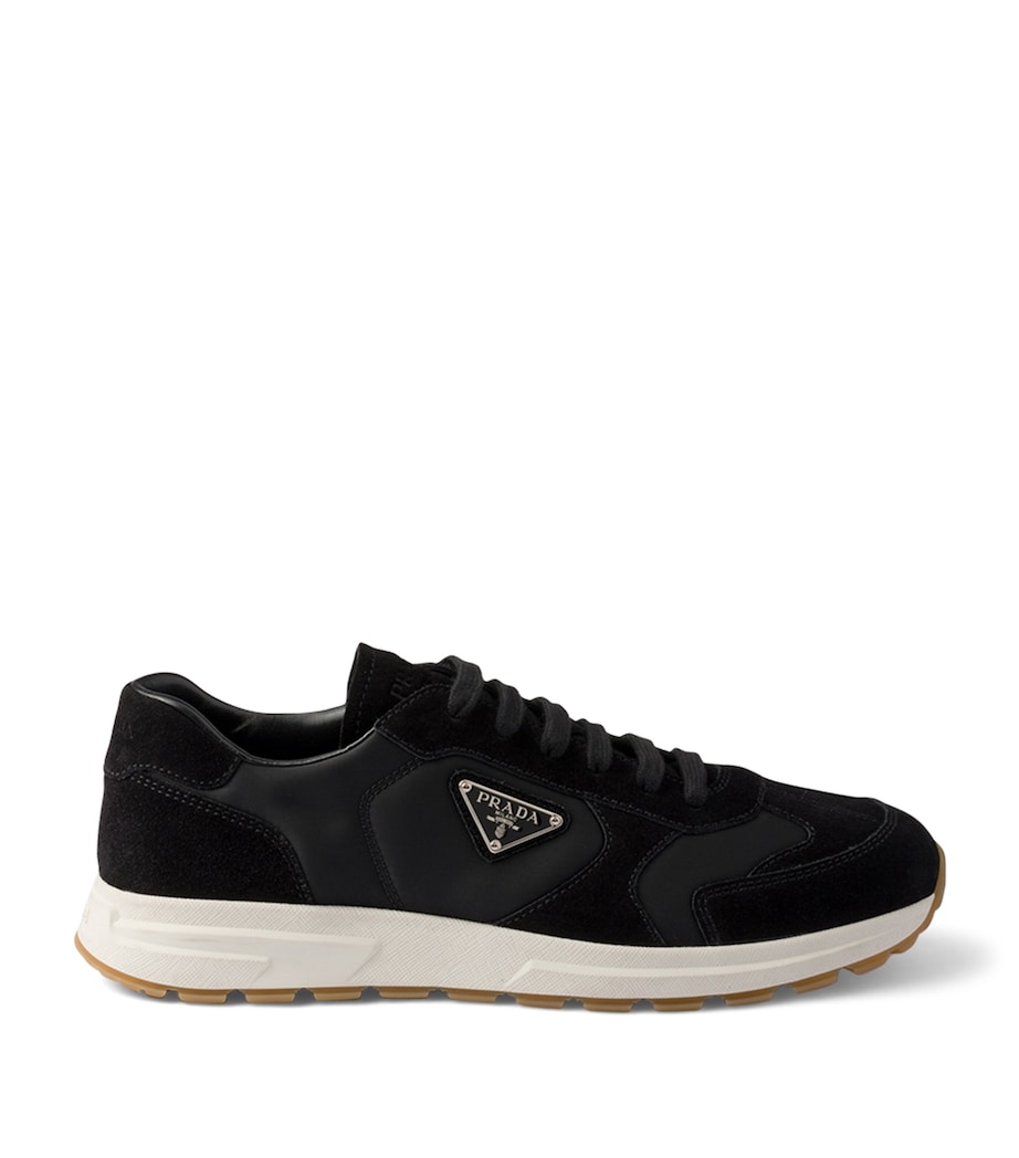 Re-Nylon and Suede Prax 2.0 Sneakers F0632 Image 1