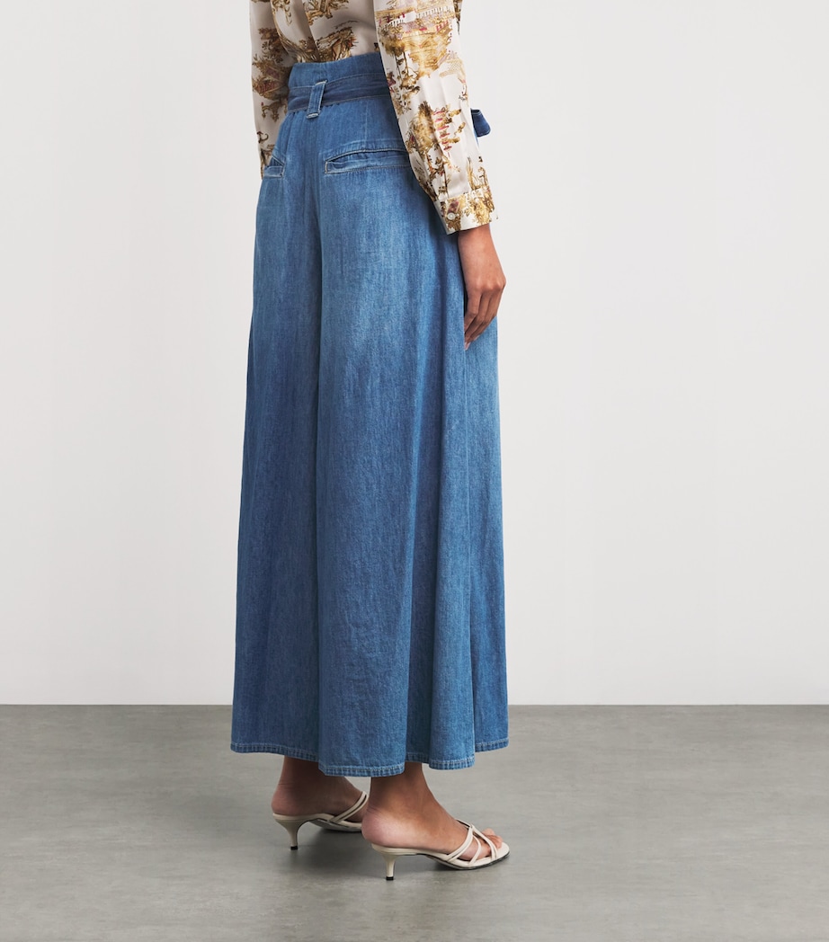 Belted Paperbag Wide-Leg Trousers STOK STOKES Image 4
