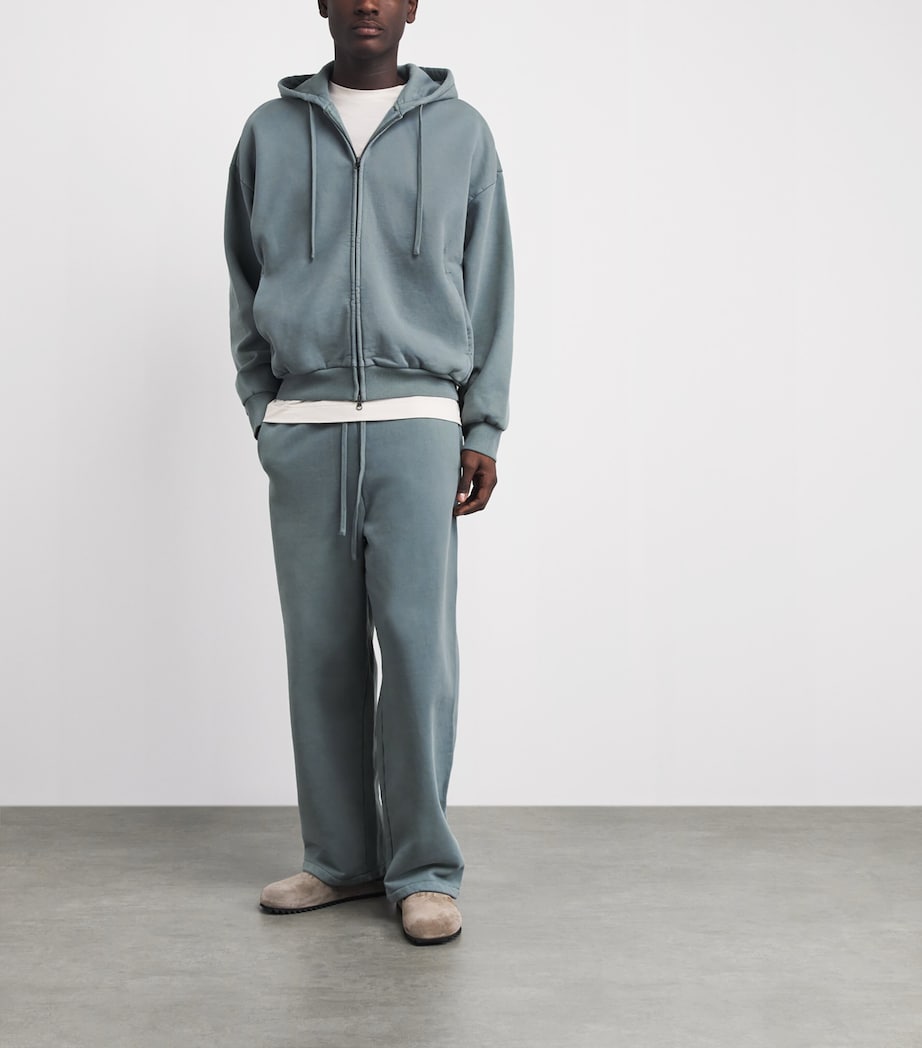 Skims Mens Heavy Fleece Relaxed Hoodie Zu Zup Truffle Image 2
