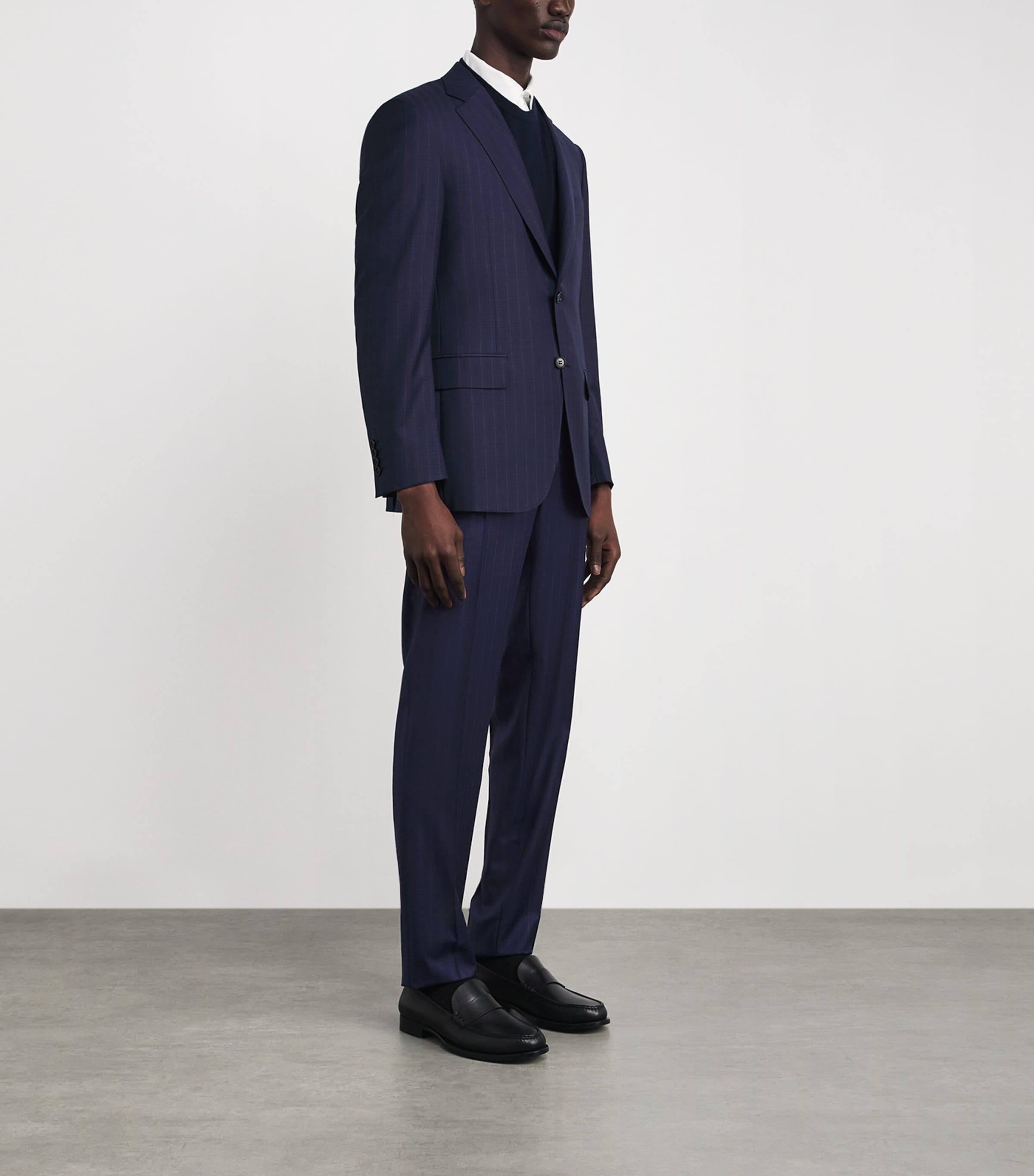 Wool Pinstripe 2-Piece Suit 349 Image 3