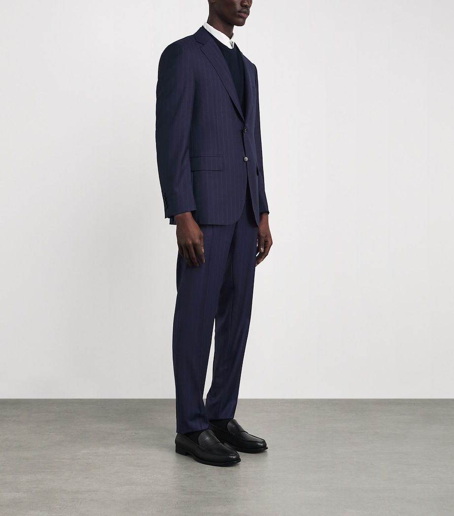 Wool Pinstripe 2-Piece Suit 349 Image 3
